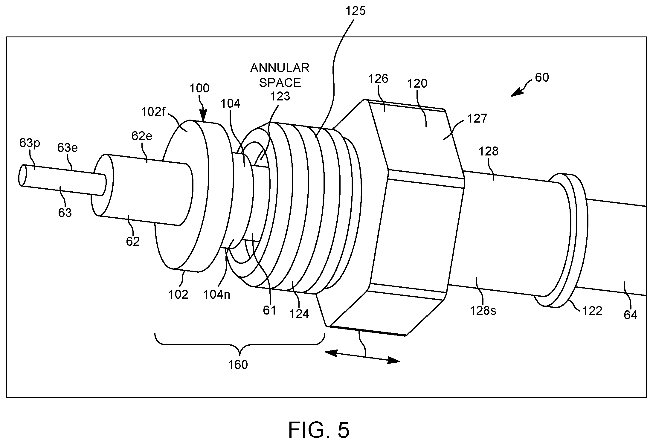 Patent US12184015 Figure 5 – Cables with connector assemblies, filter units configured to releasably couple to the connector assemblies and related methods