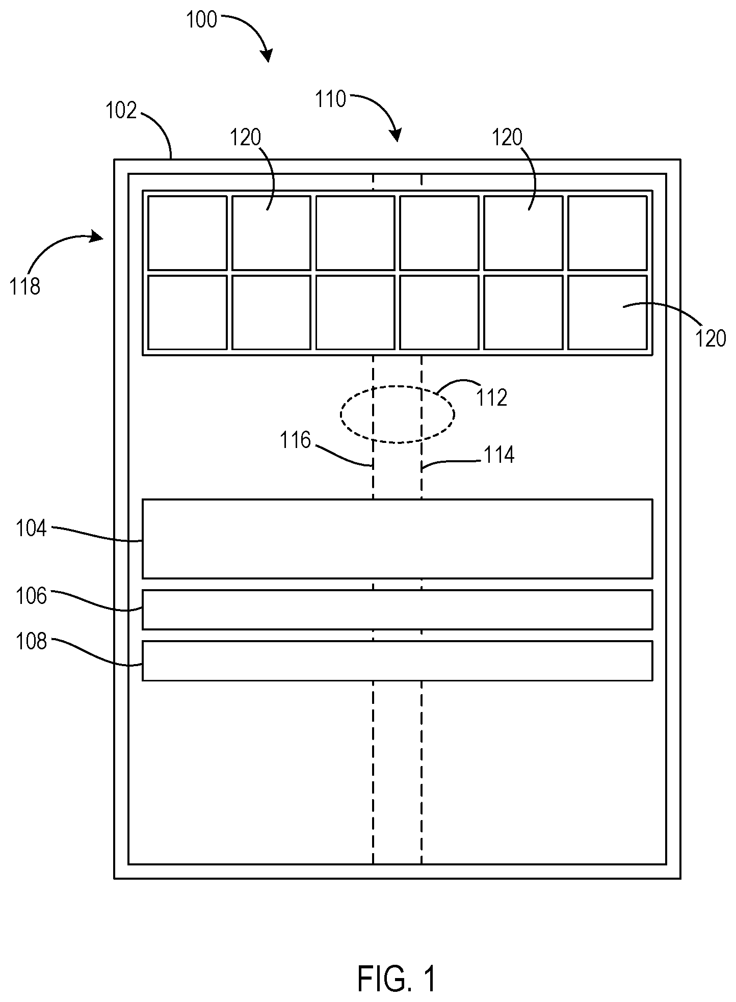 Patent US12184017 — Bus bar assembly — Figure 1