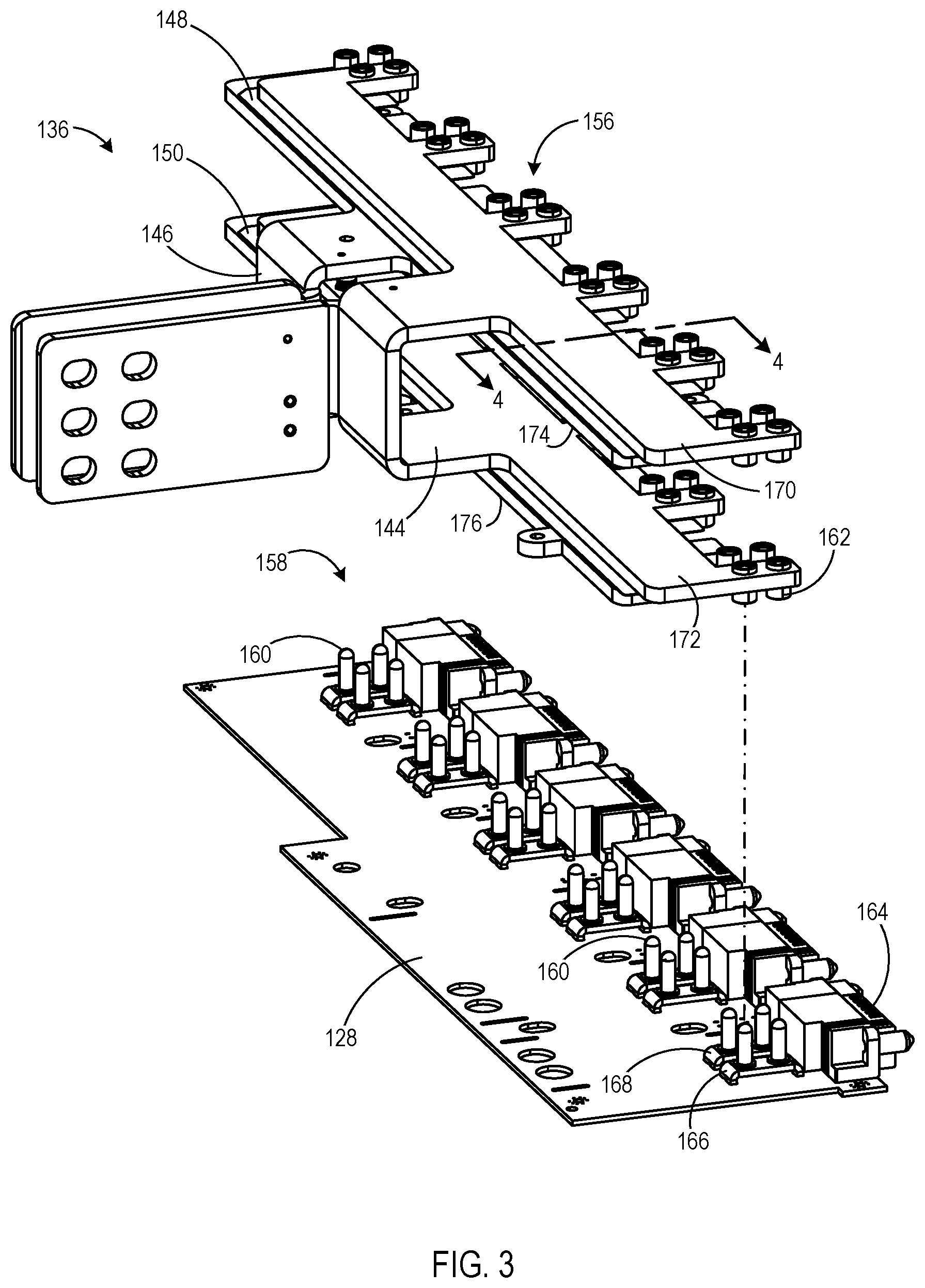 Patent US12184017 Figure 3 – Bus bar assembly