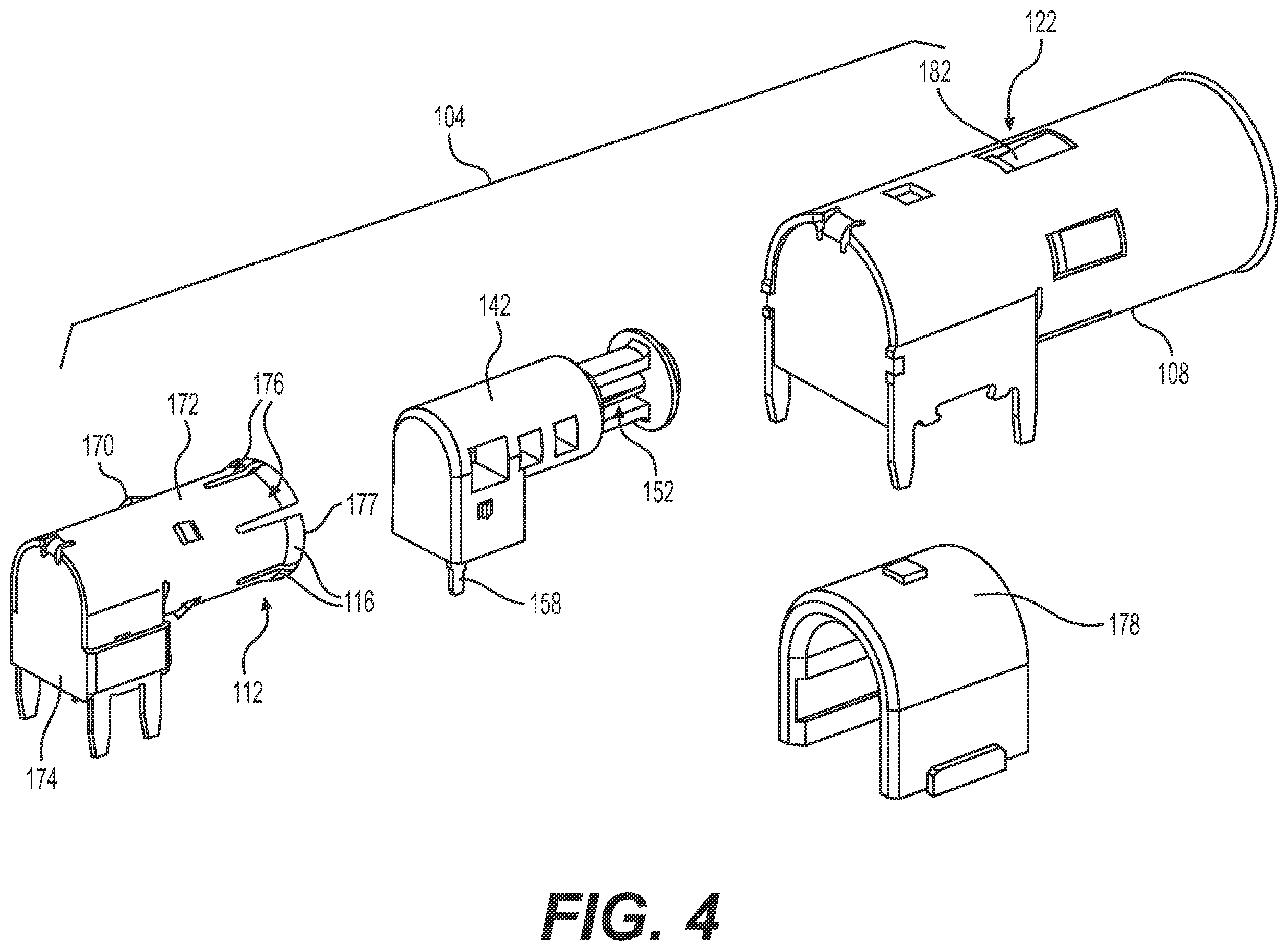 Patent US12184025 Figure 3 – High frequency electrical connector assembly