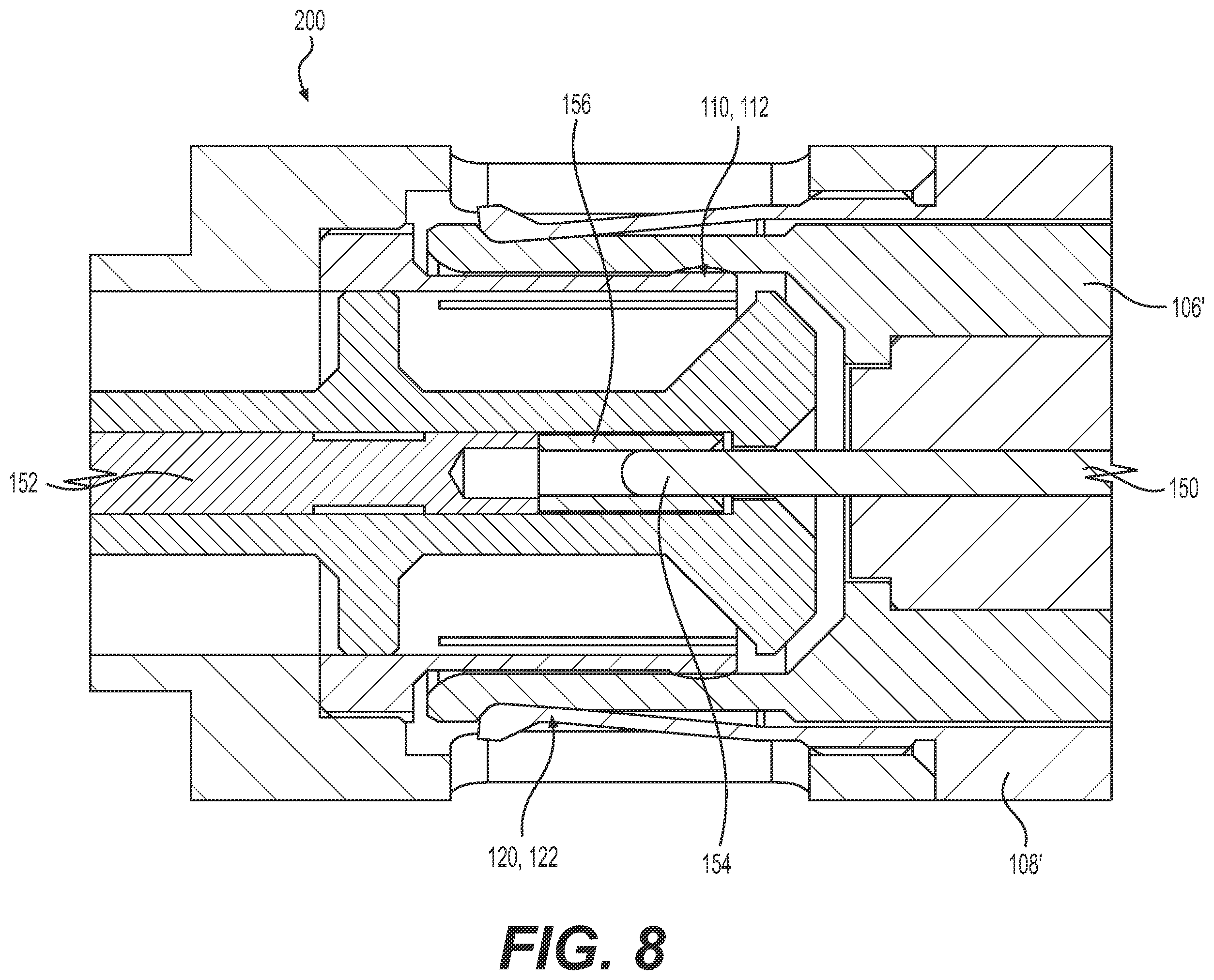 Patent US12184025 Figure 7 – High frequency electrical connector assembly
