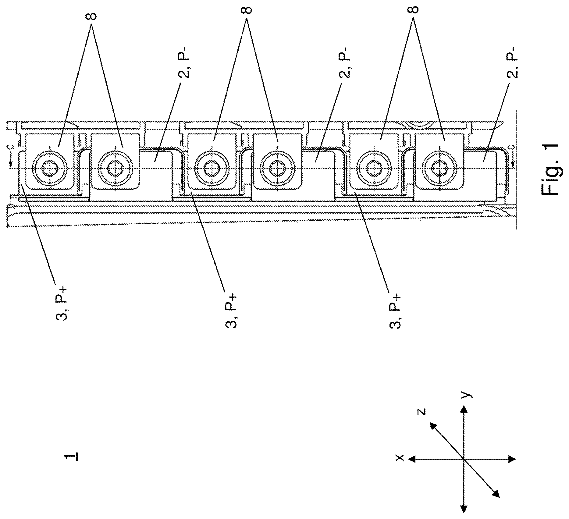 Patent US12184045 Figure 1 – Apparatus for providing an electrical connection to at least one electrical component