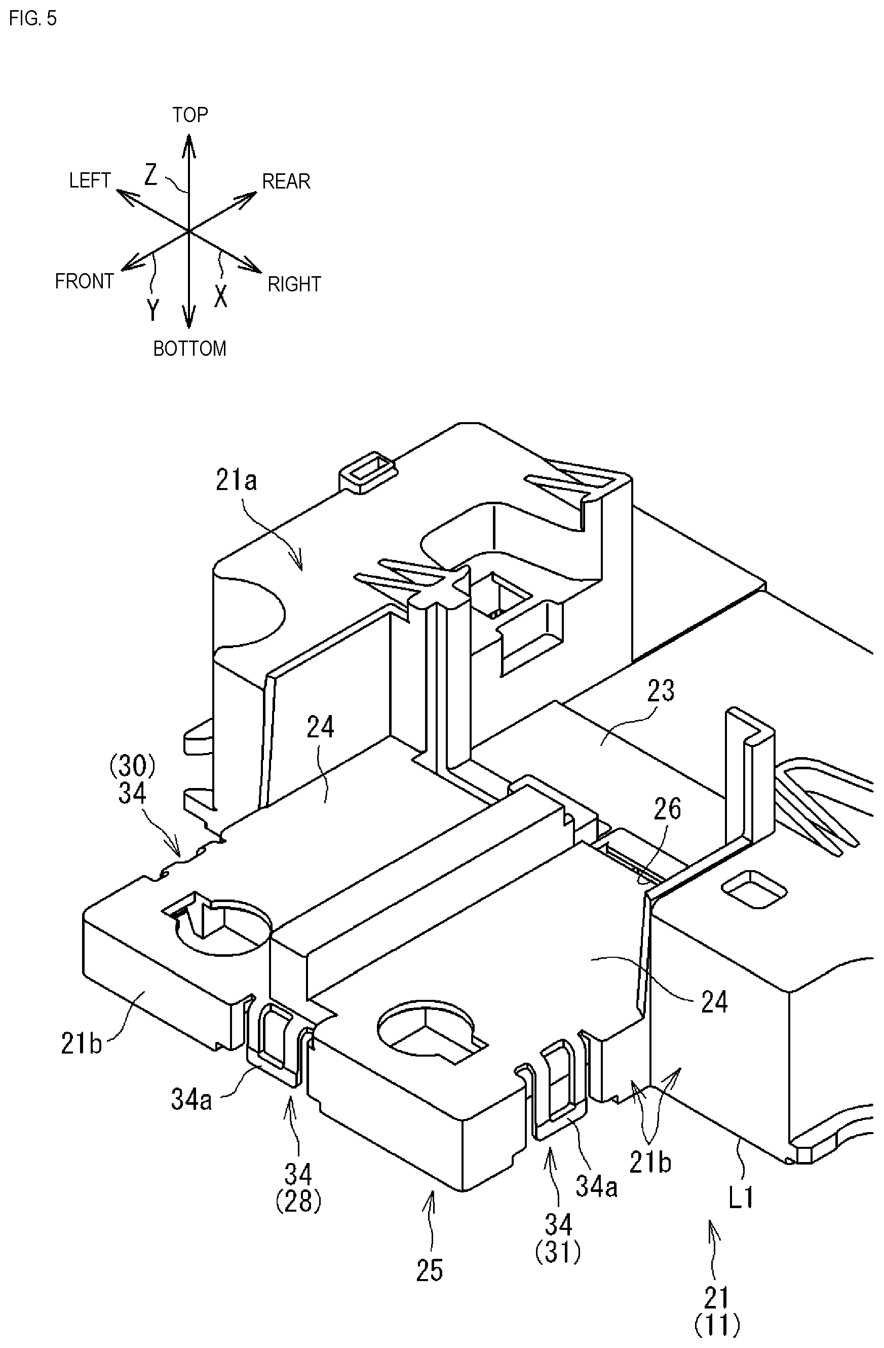 Patent US12184046 Figure 5 – Electrical junction box