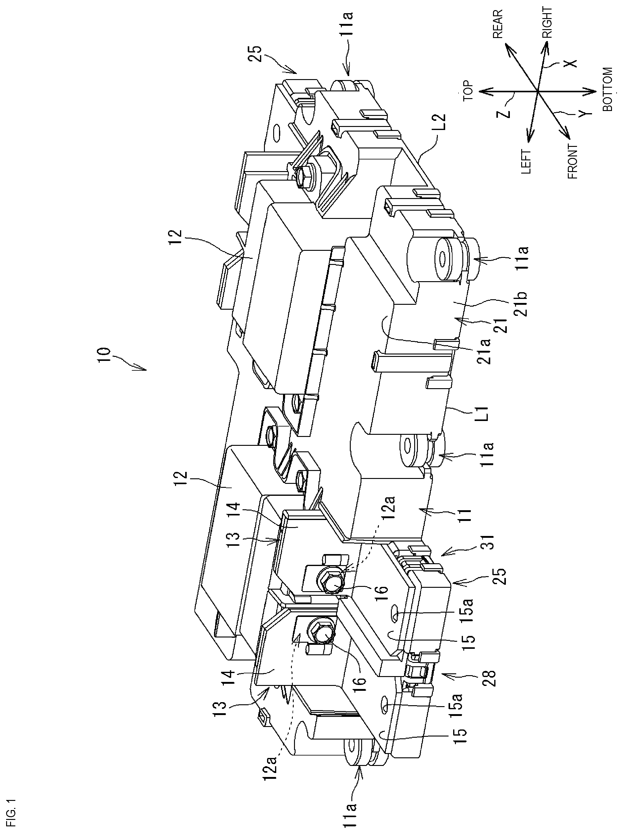 Patent US12184050 Figure 1 – Electrical junction box