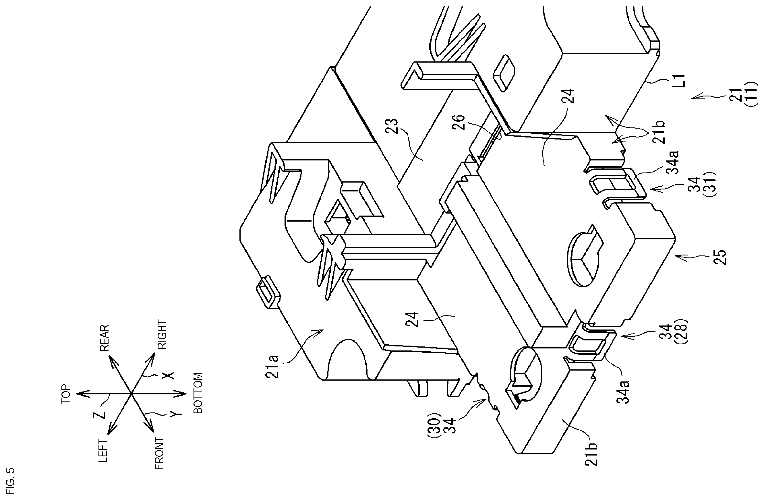Patent US12184050 Figure 5 – Electrical junction box