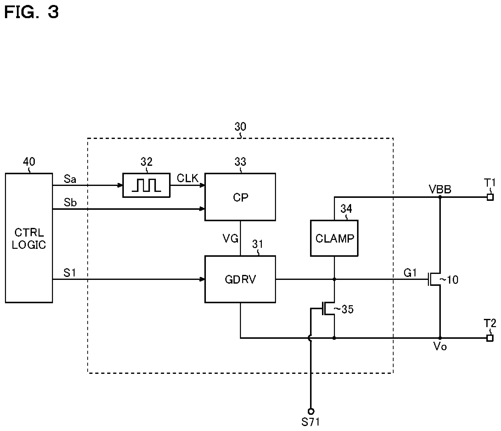Patent US12184054 Figure 3 – Overcurrent protection circuit
