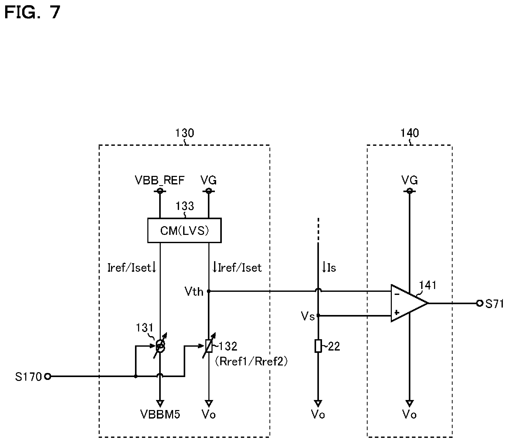 Patent US12184054 Figure 7 – Overcurrent protection circuit