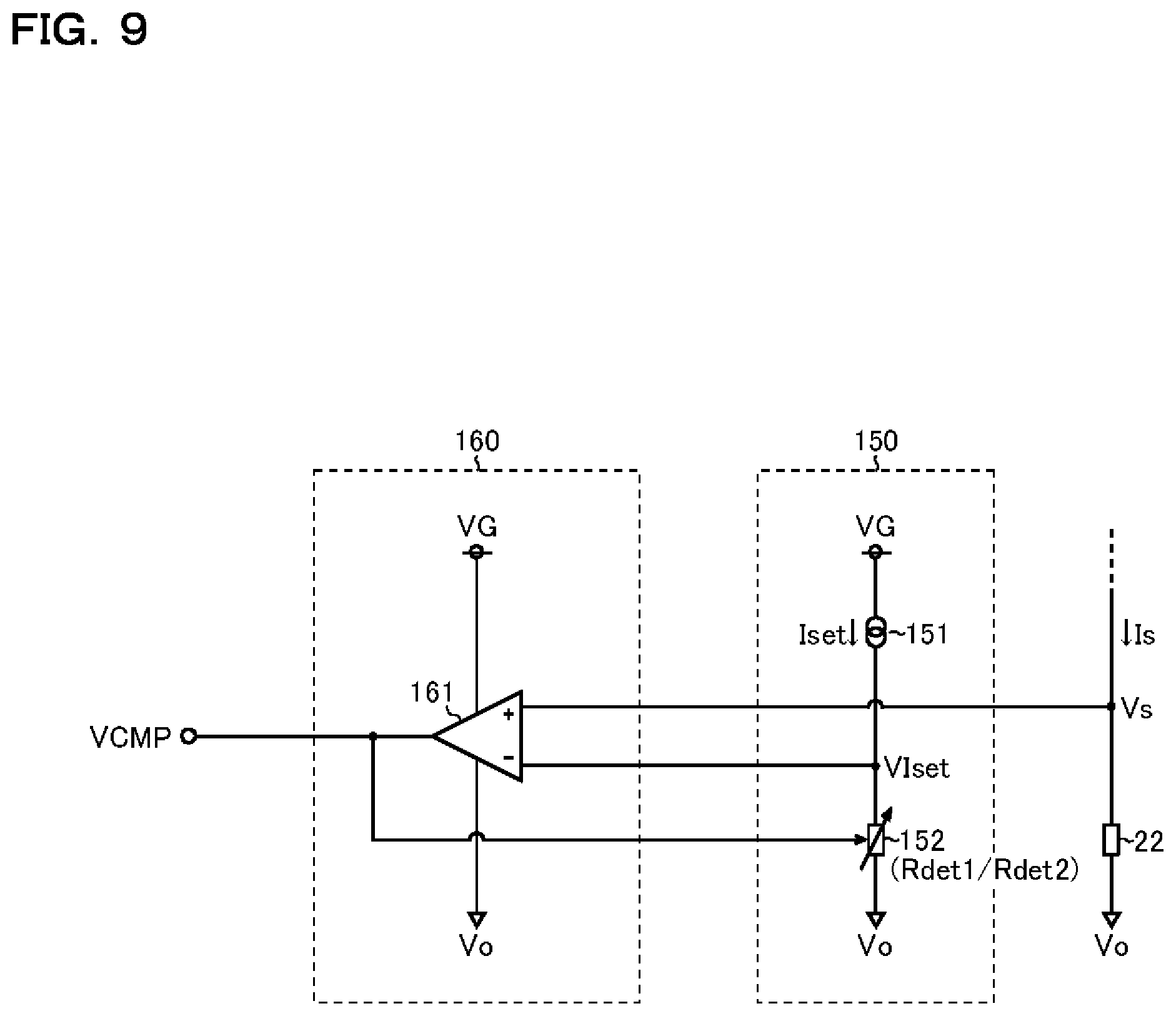 Patent US12184054 Figure 9 – Overcurrent protection circuit