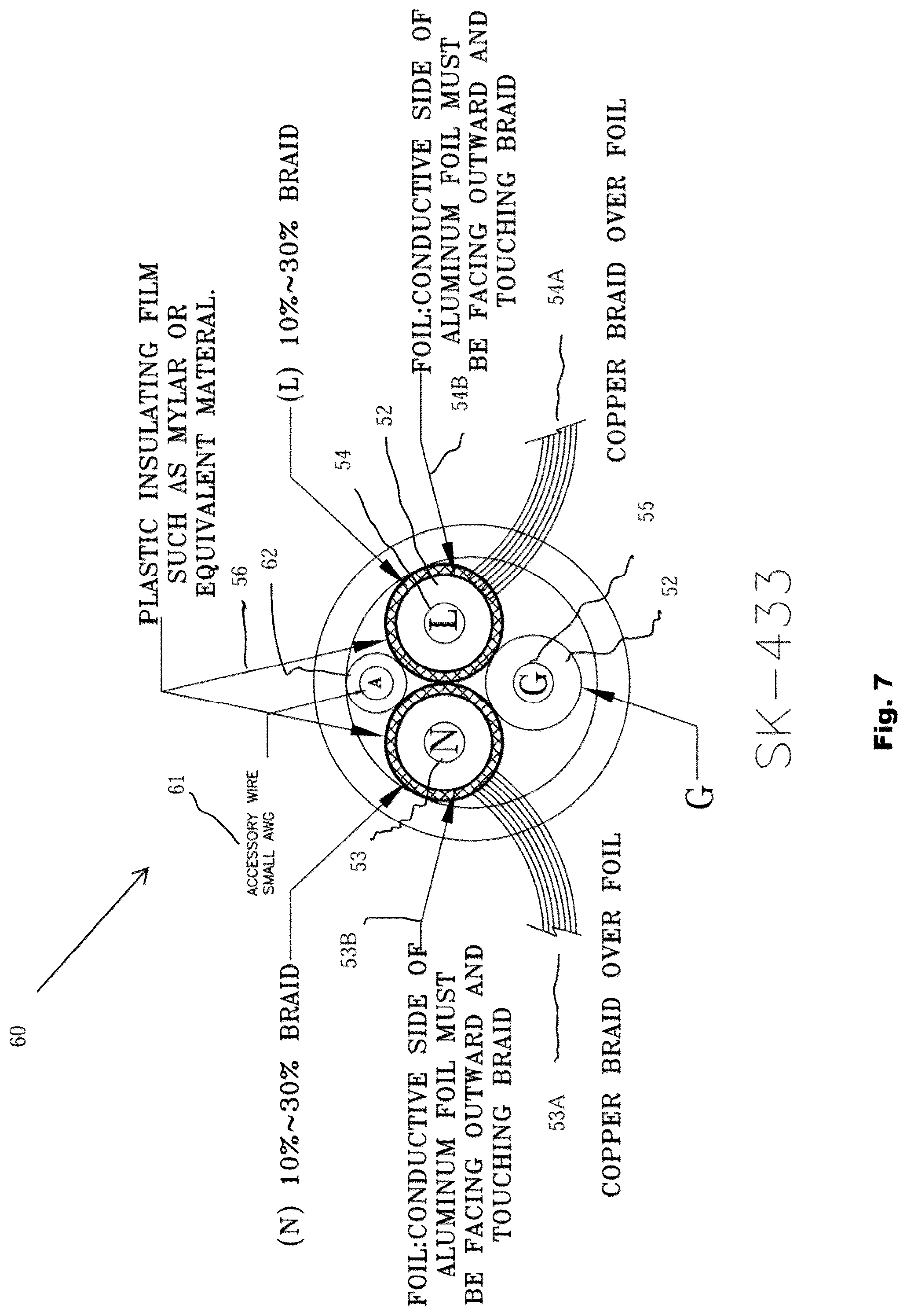 Patent US12184056 Figure 8 – Power cord LCDI and hotspot detector circuit