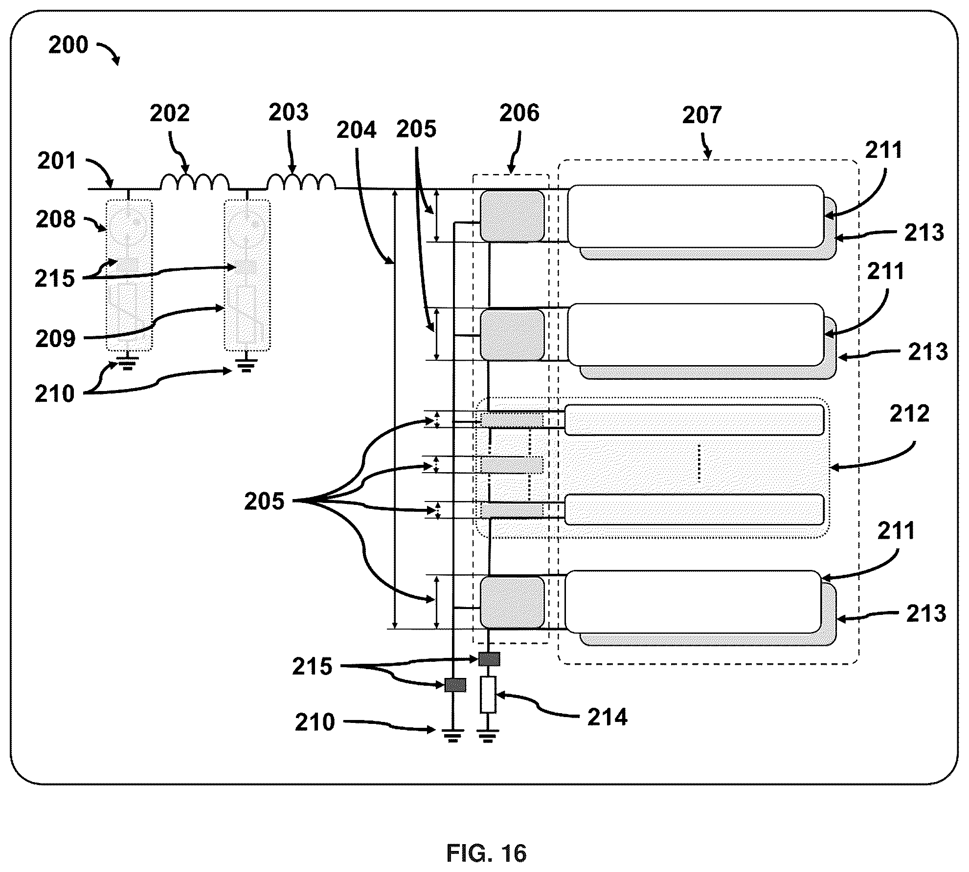 Patent US12184060 Figure 14 – Methods and systems for using solid state transformers to protect medium and low voltage electrical grids from extreme EMP transients