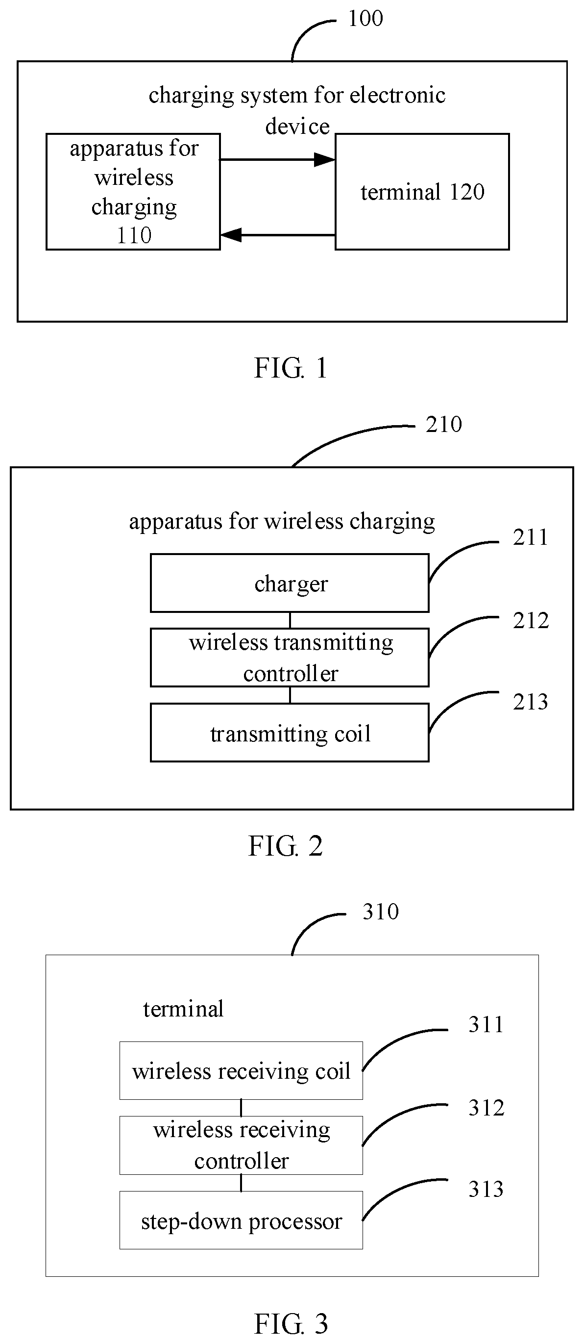 Patent US12184081 Figure 1 – Apparatus for wireless charging, terminal and charging method