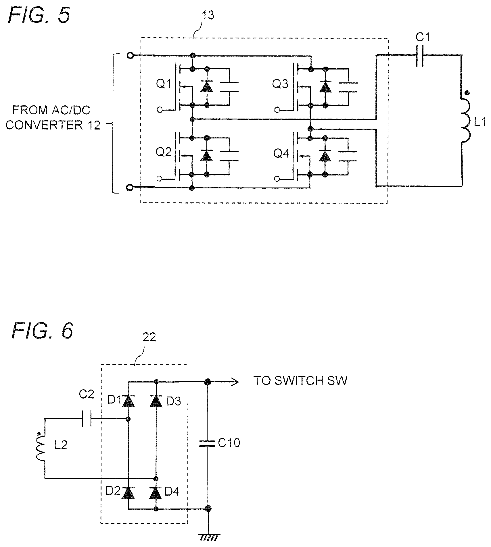 Patent US12184082 Figure 5 – Contactless power transmission system capable of controlling power transmitter apparatus to stably supply load device with required power