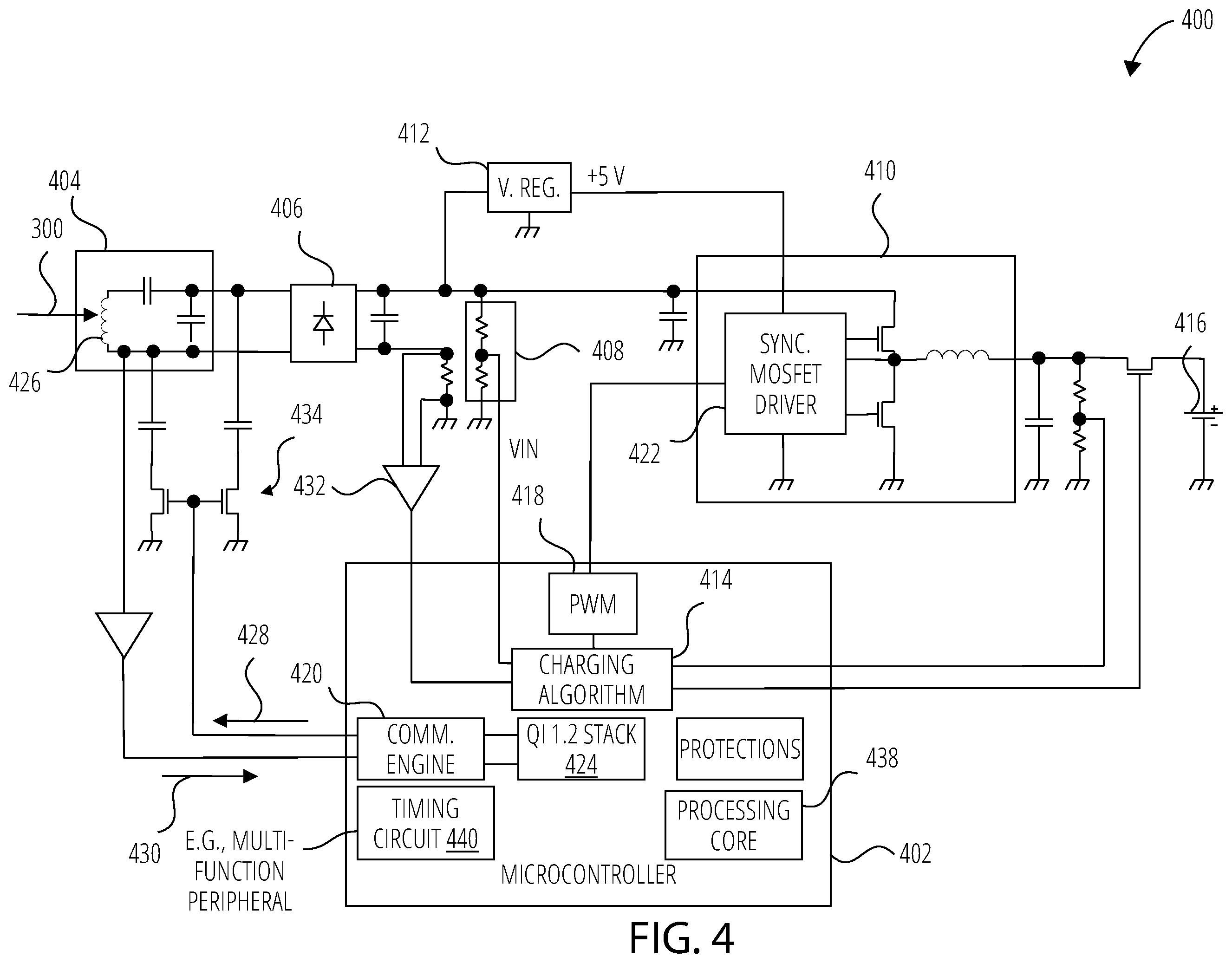 Patent US12184095 Figure 2 – Frequency shift keying demodulation for wireless power and related systems, methods, and devices
