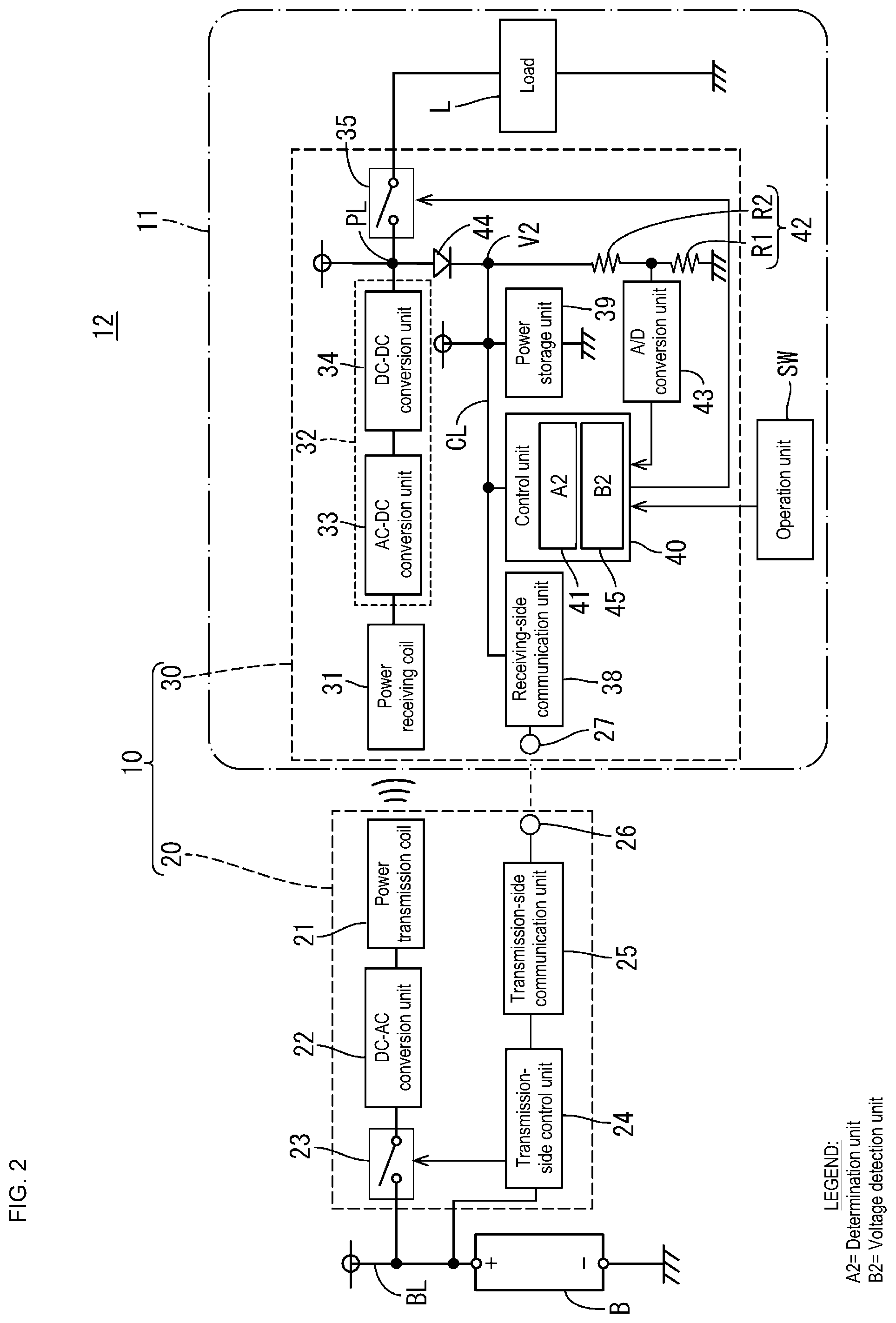 Patent US12184096 Figure 2 – Power supply system