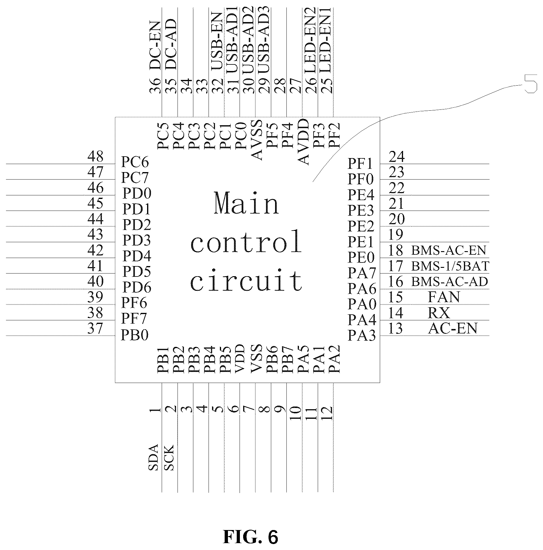 Patent US12184108 Figure 6 – Energy storage power supply