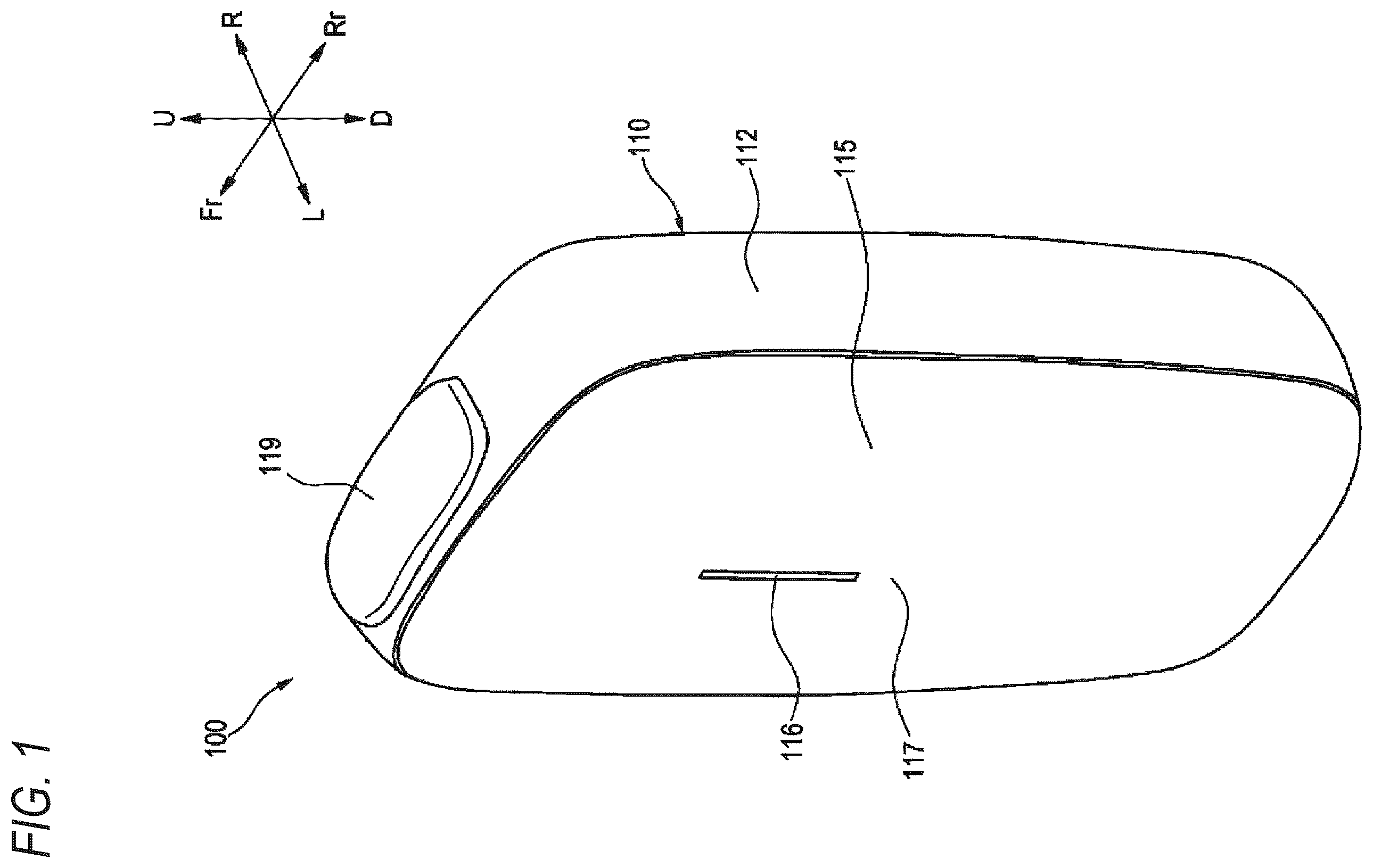 Patent US12184109 Figure 1 – Power supply unit for aerosol generation device