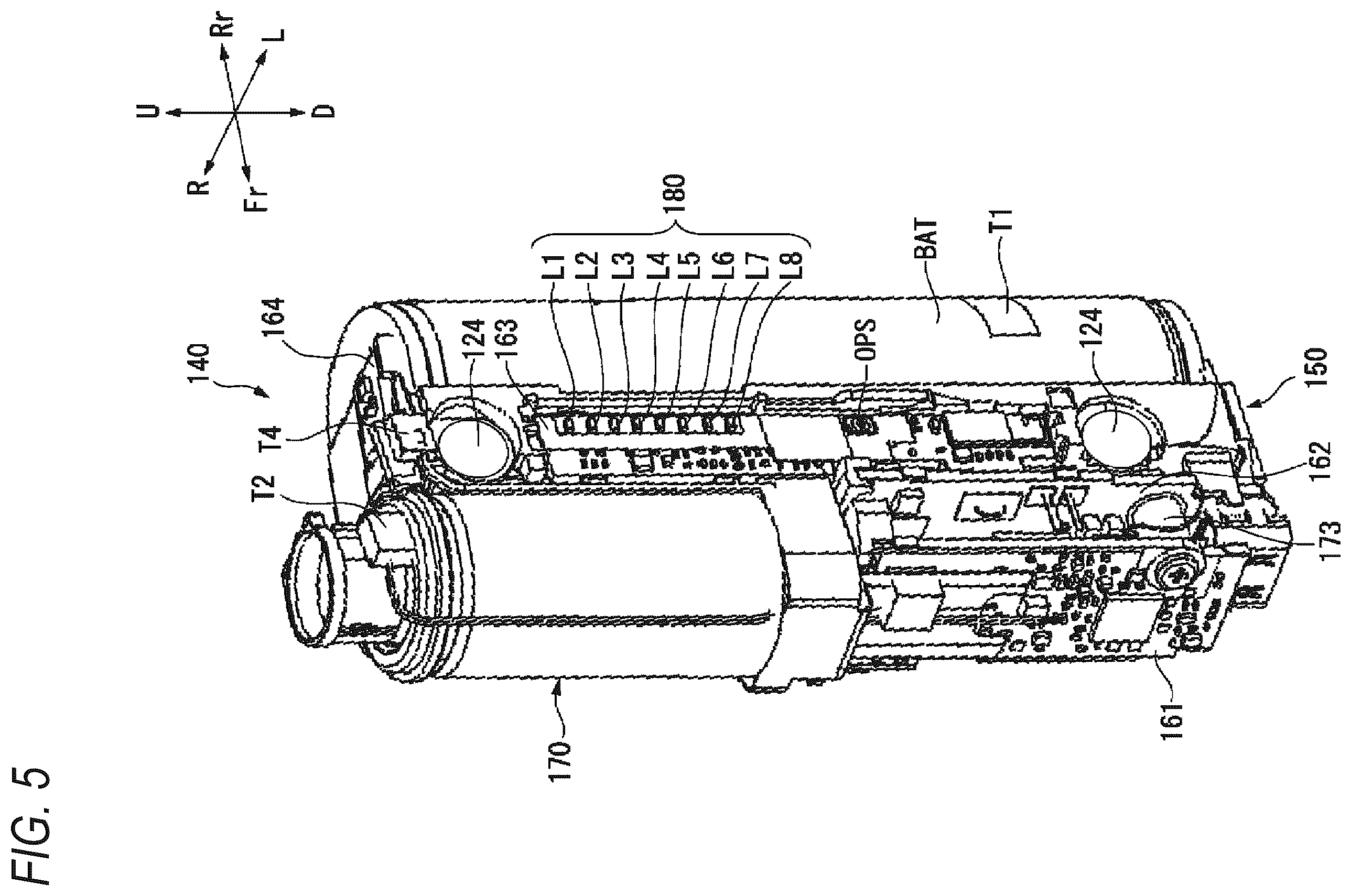 Patent US12184109 Figure 5 – Power supply unit for aerosol generation device