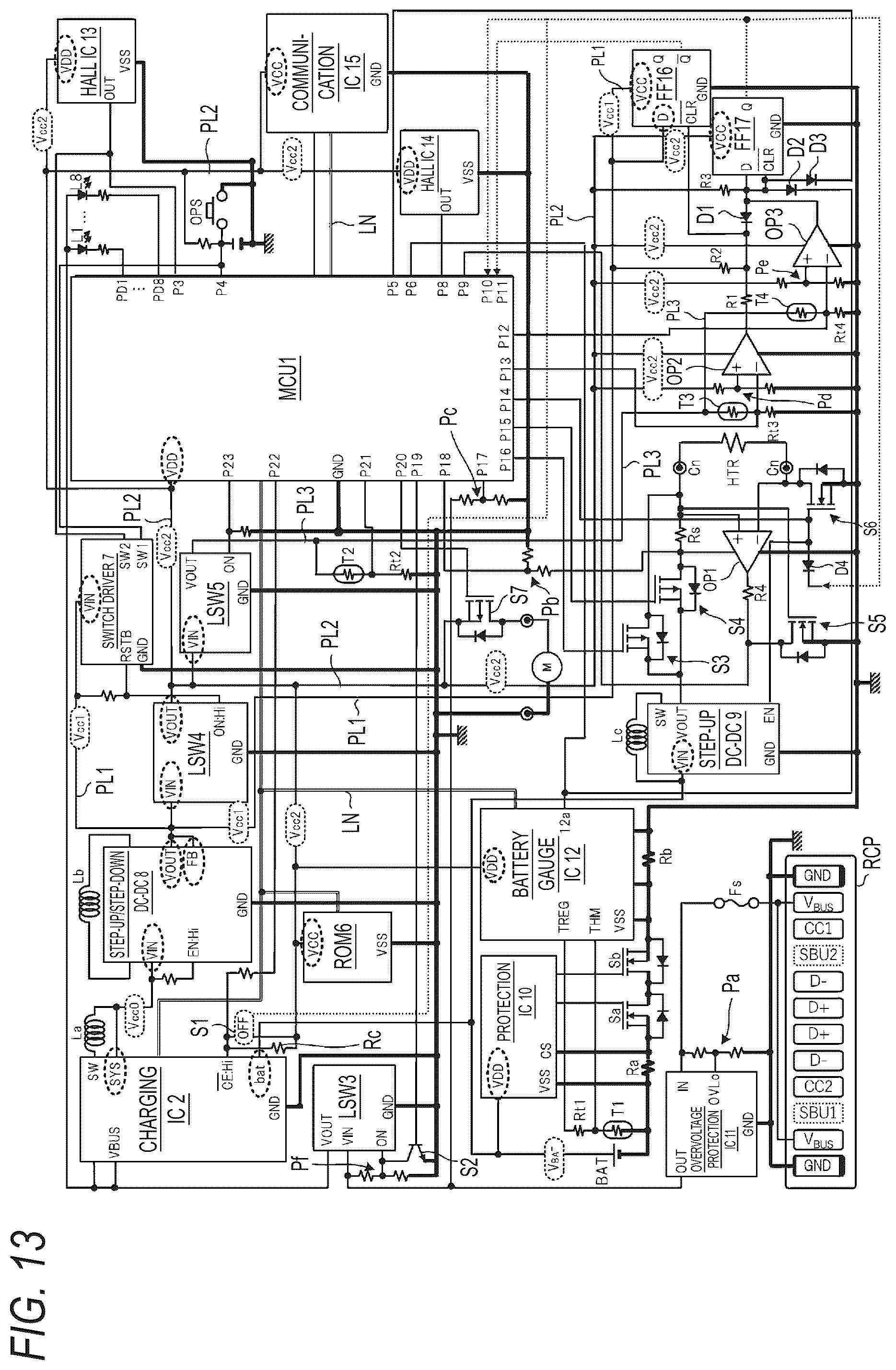 Patent US12184109 Figure 13 – Power supply unit for aerosol generation device