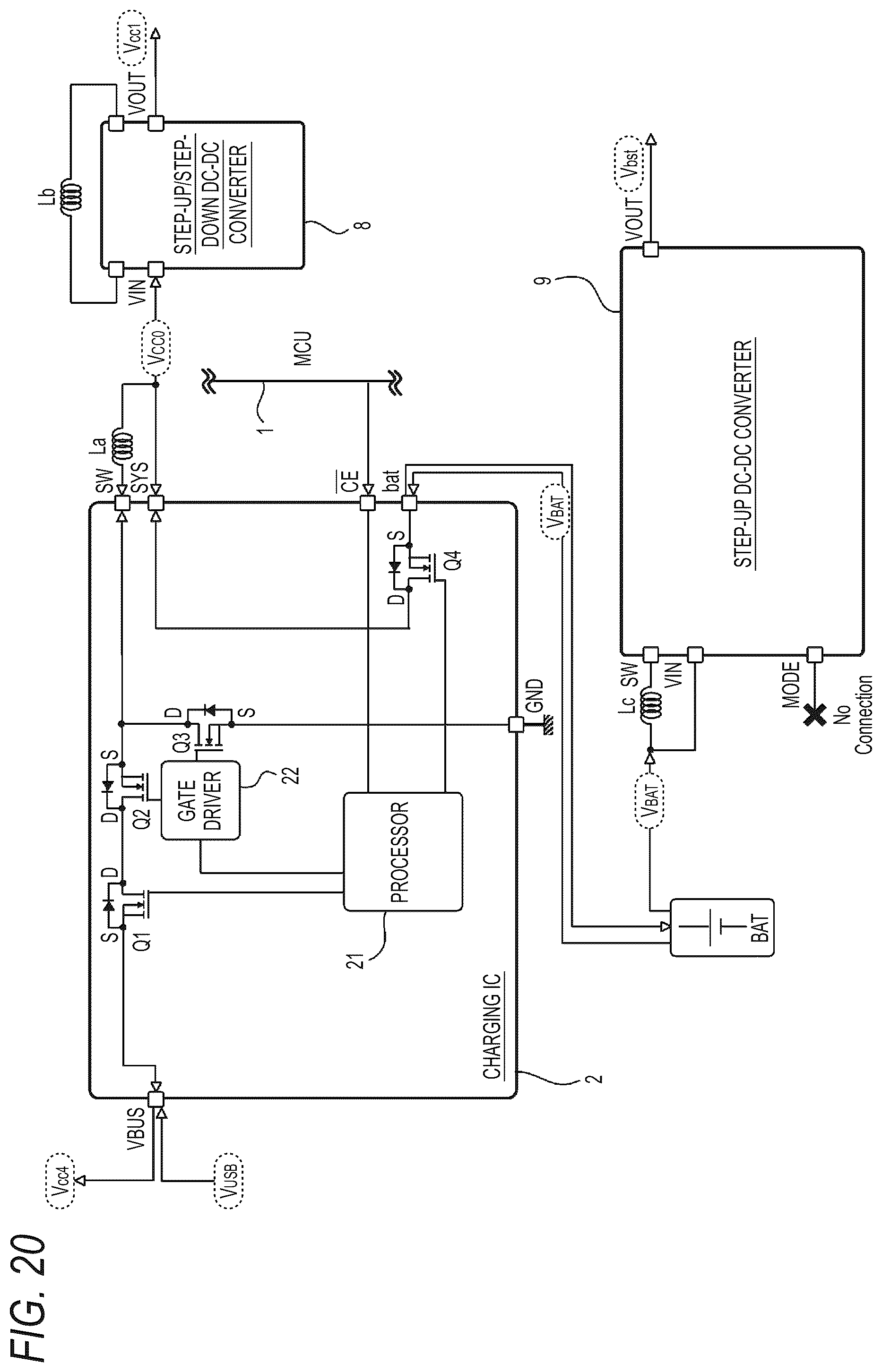 Patent US12184109 Figure 20 – Power supply unit for aerosol generation device