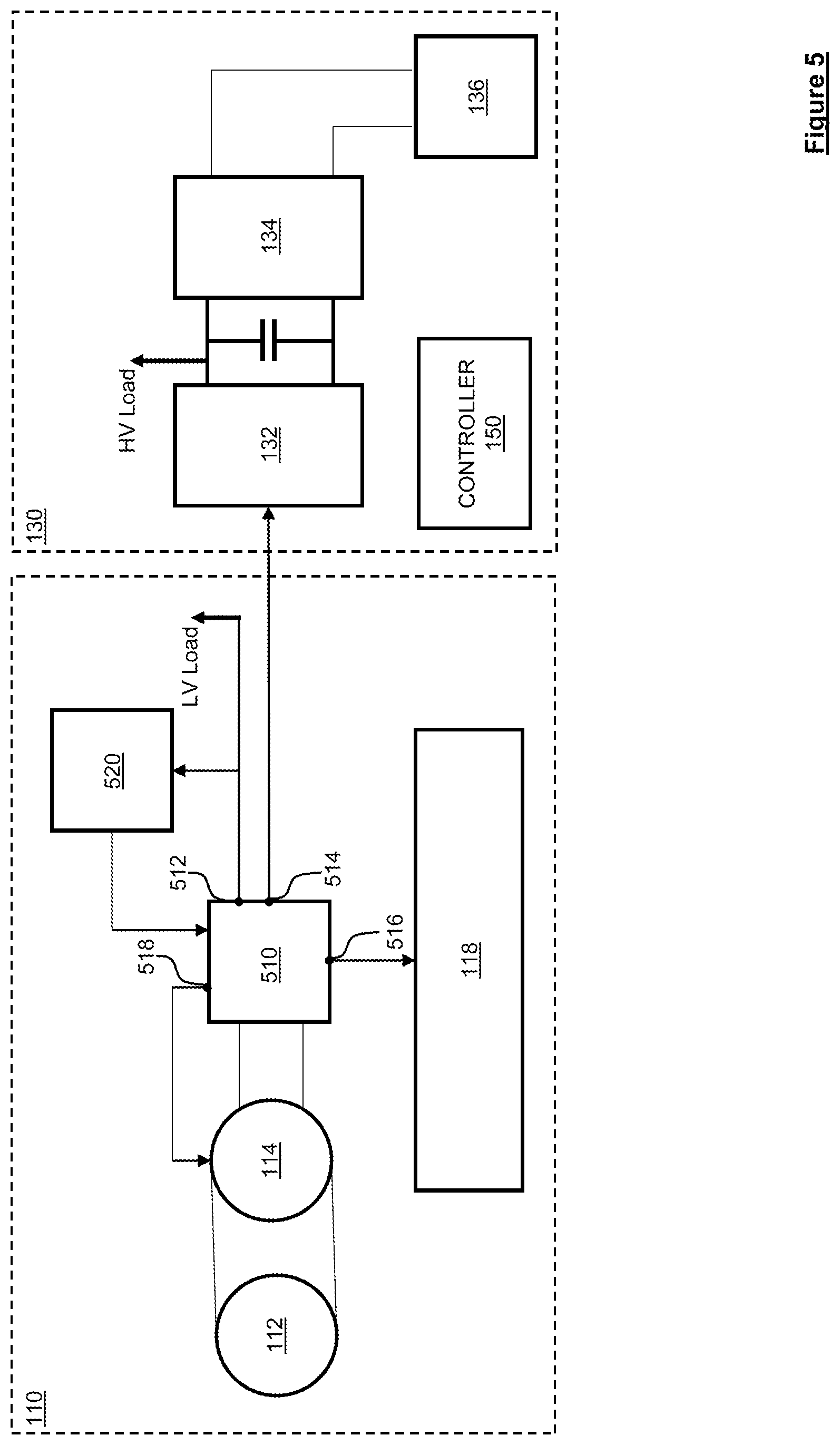 Patent US12184115 Figure 5 – System and method for managing electrical power drawn from a vehicle alternator