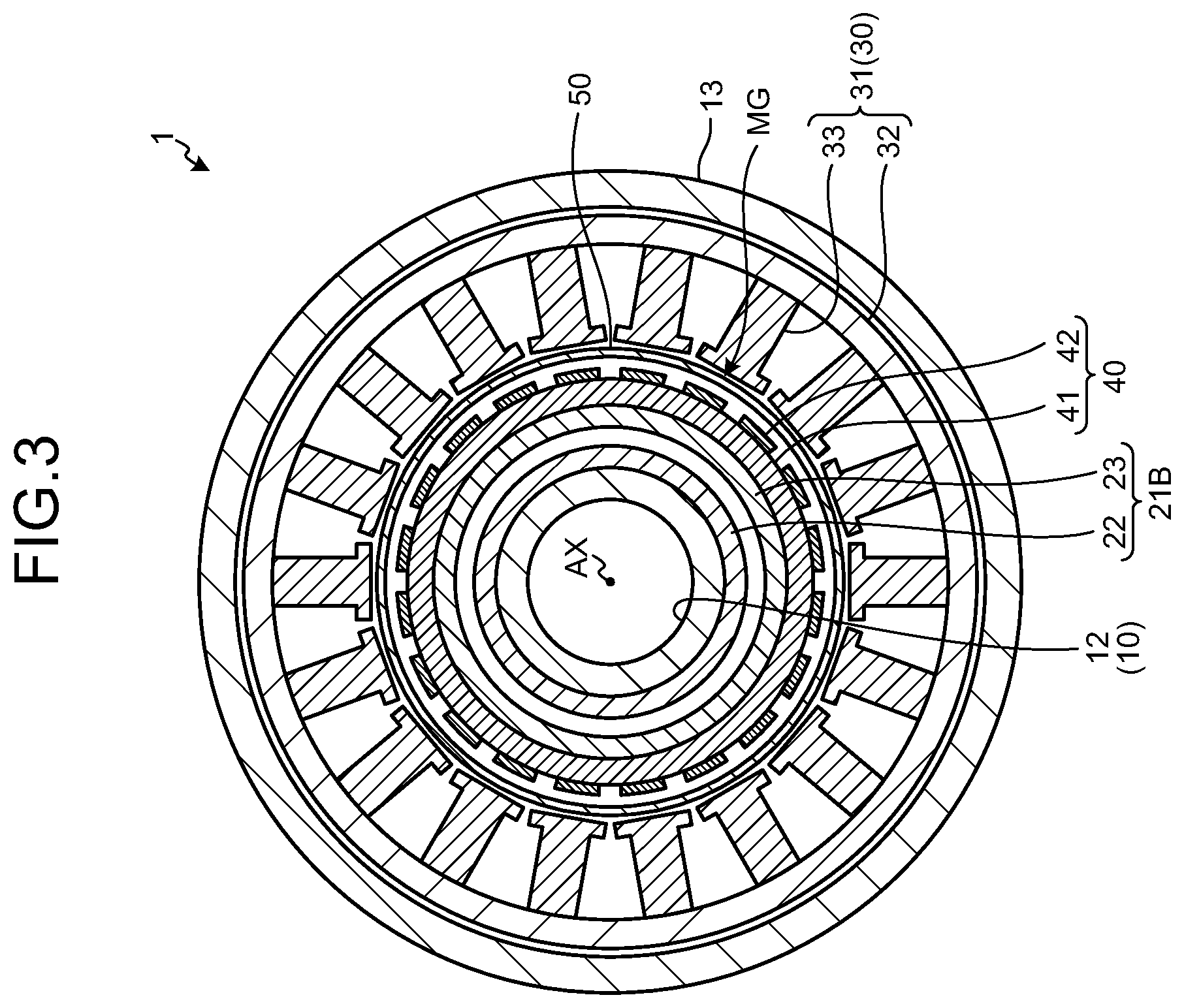Patent US12184138 Figure 3 – Motor