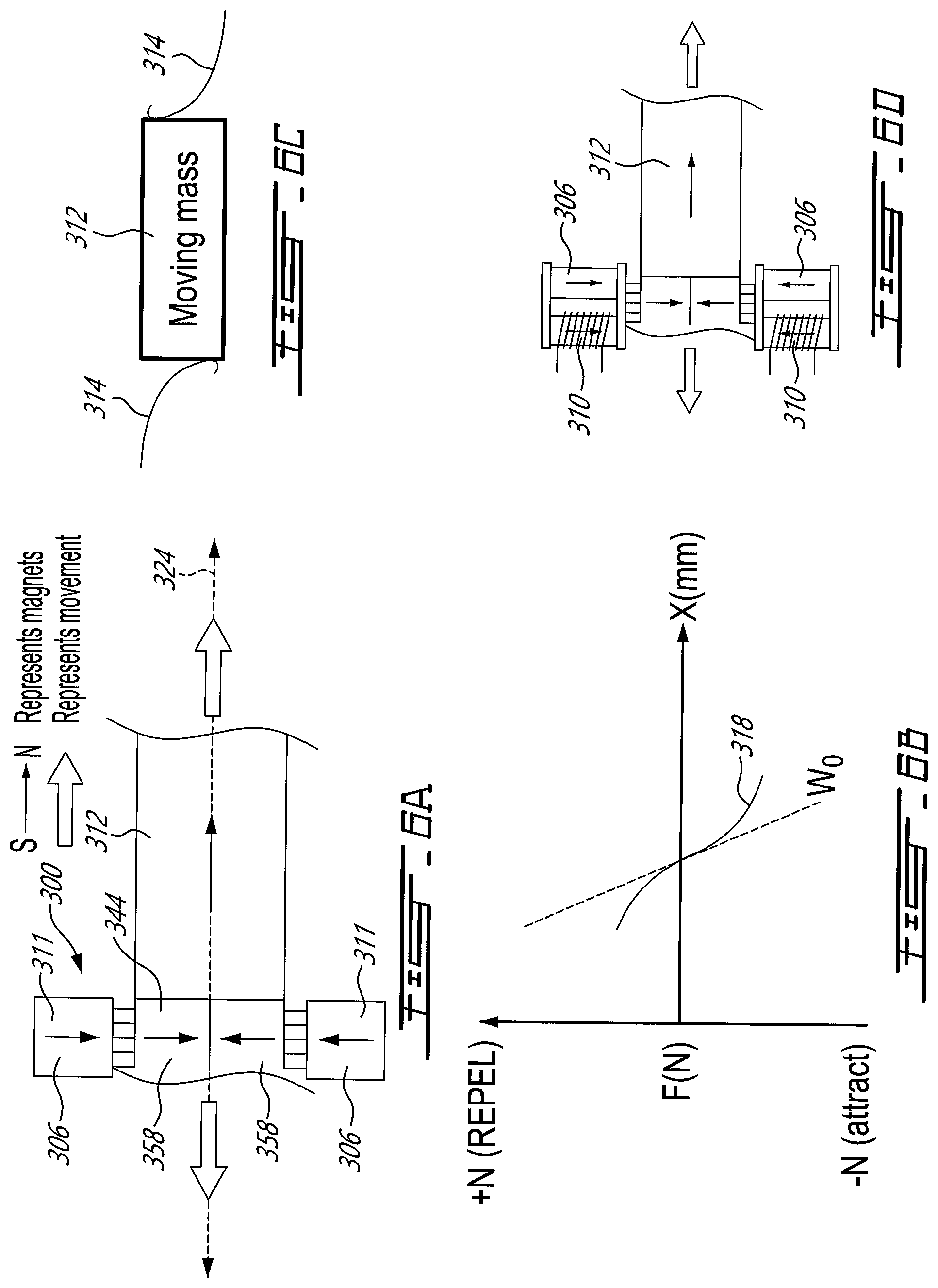 Patent US12184143 Figure 7 – Linear actuator with reactive force path