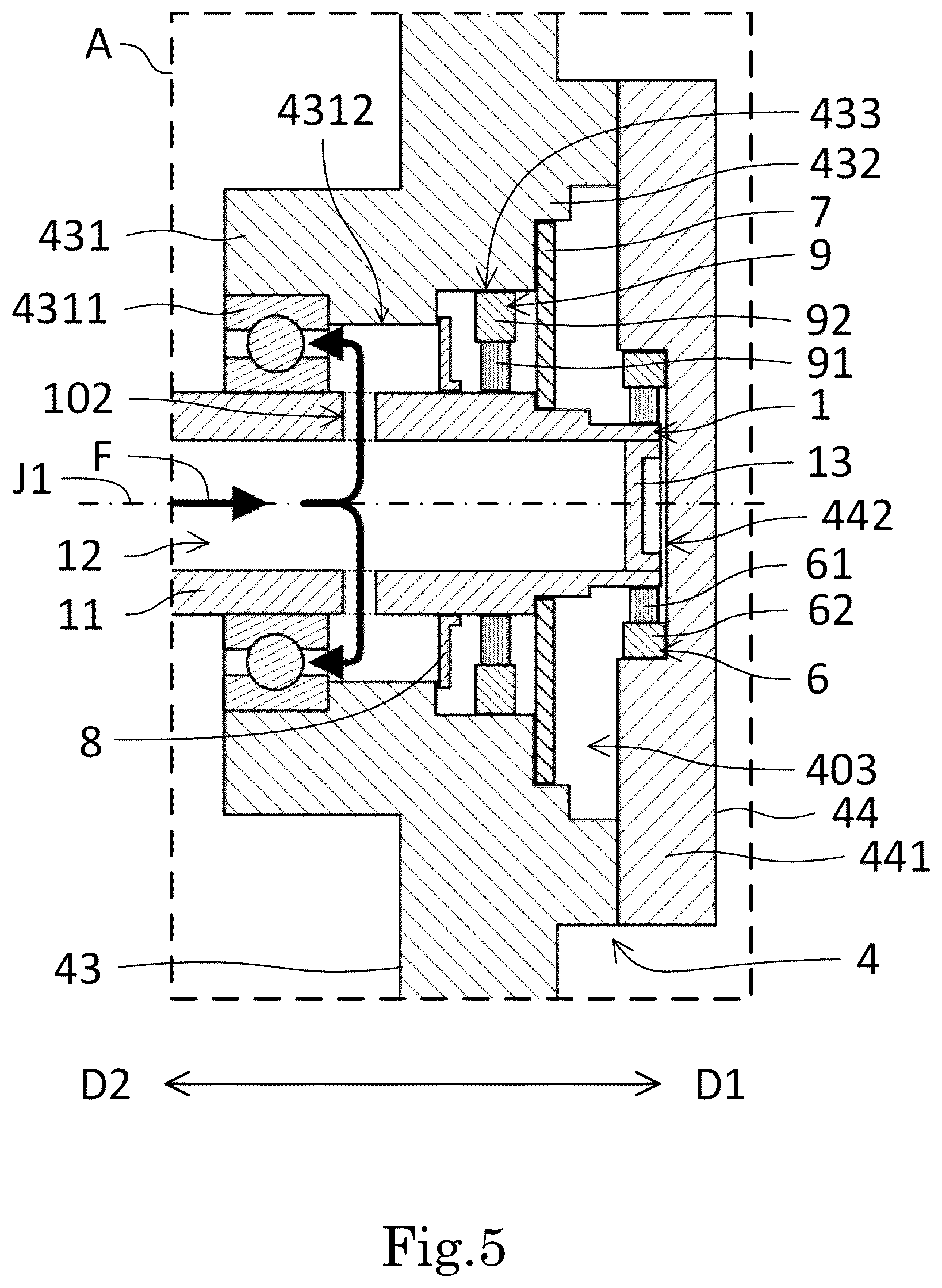Patent US12184147 Figure 7 – Drive device and vehicle