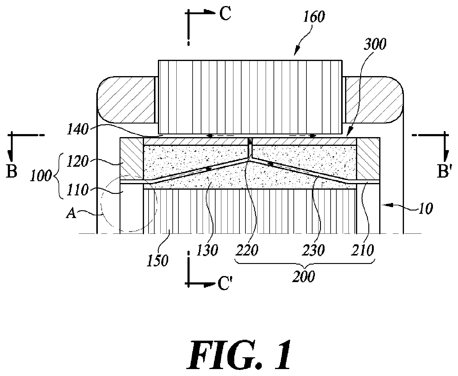 Patent US12184156 Figure 1 – Rotor cooling structure for induction motor