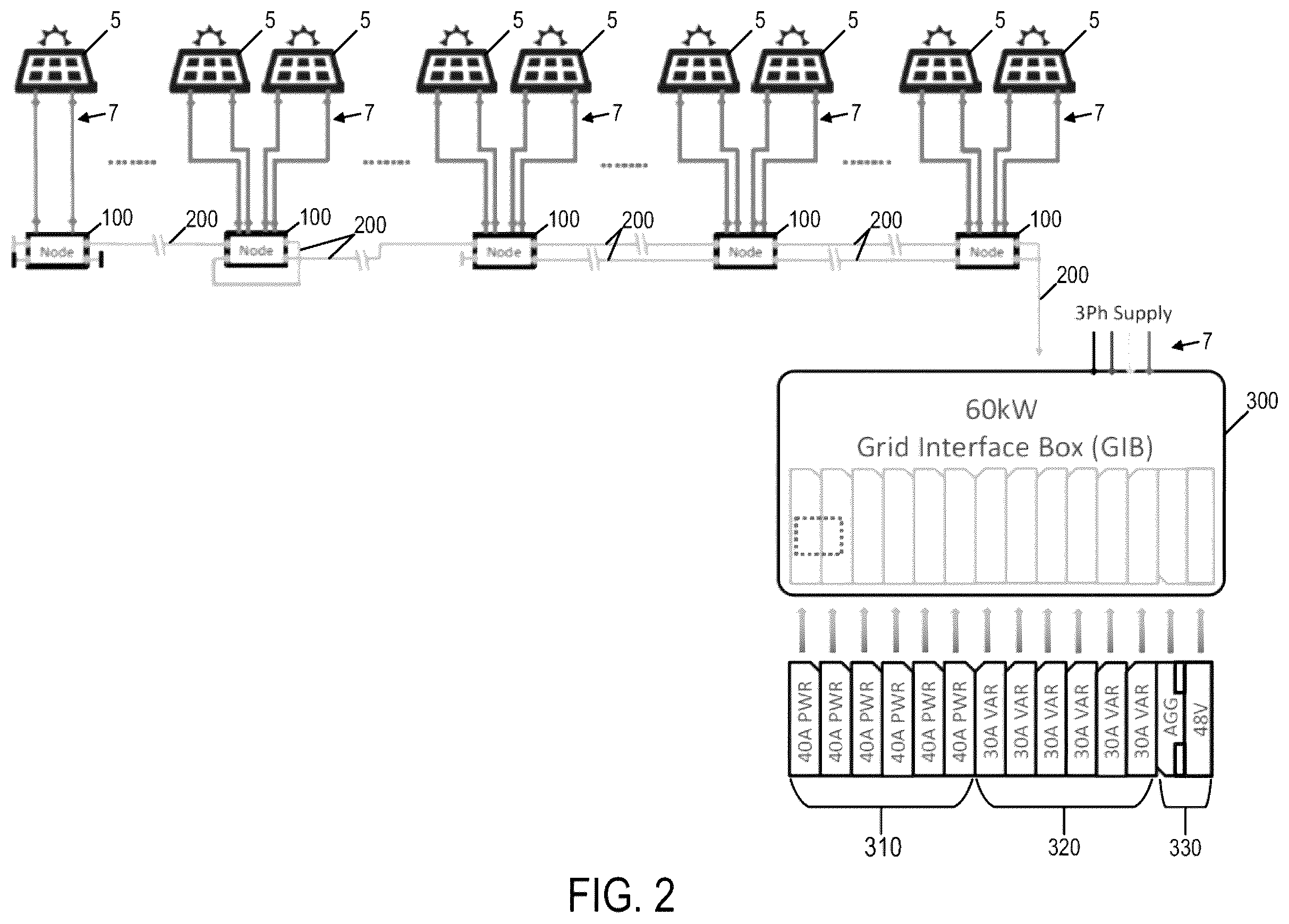 Patent US12184159 Figure 2 – Solar power generation system