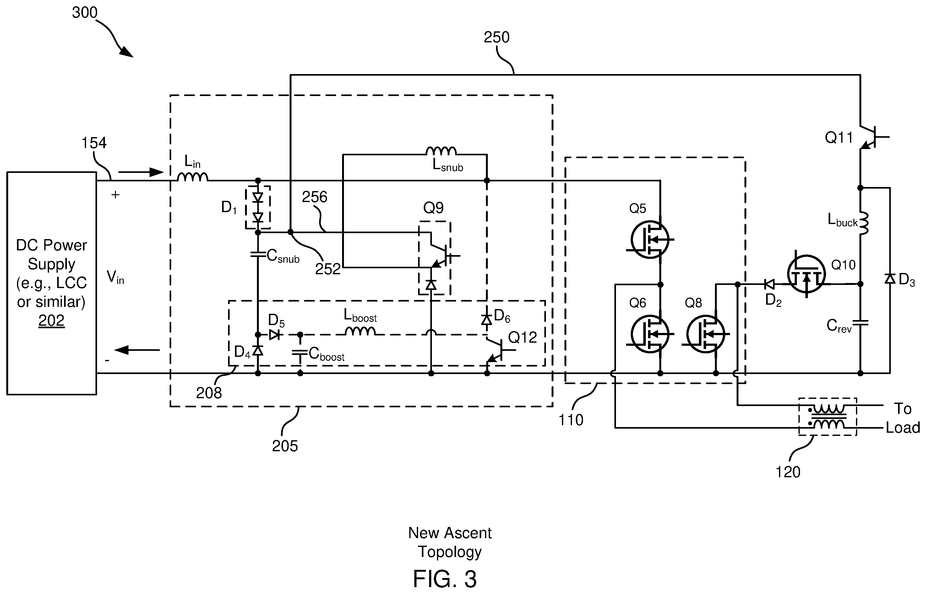 Patent US12184161 Figure 3 – Reduced ripple in switch mode power supply with snubber