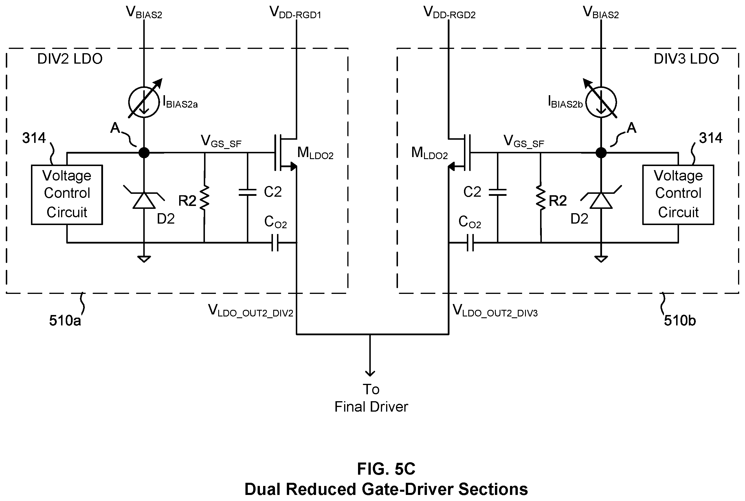 Patent US12184174 Figure 8 – Reduced gate drive for power converter with dynamically switching ratio