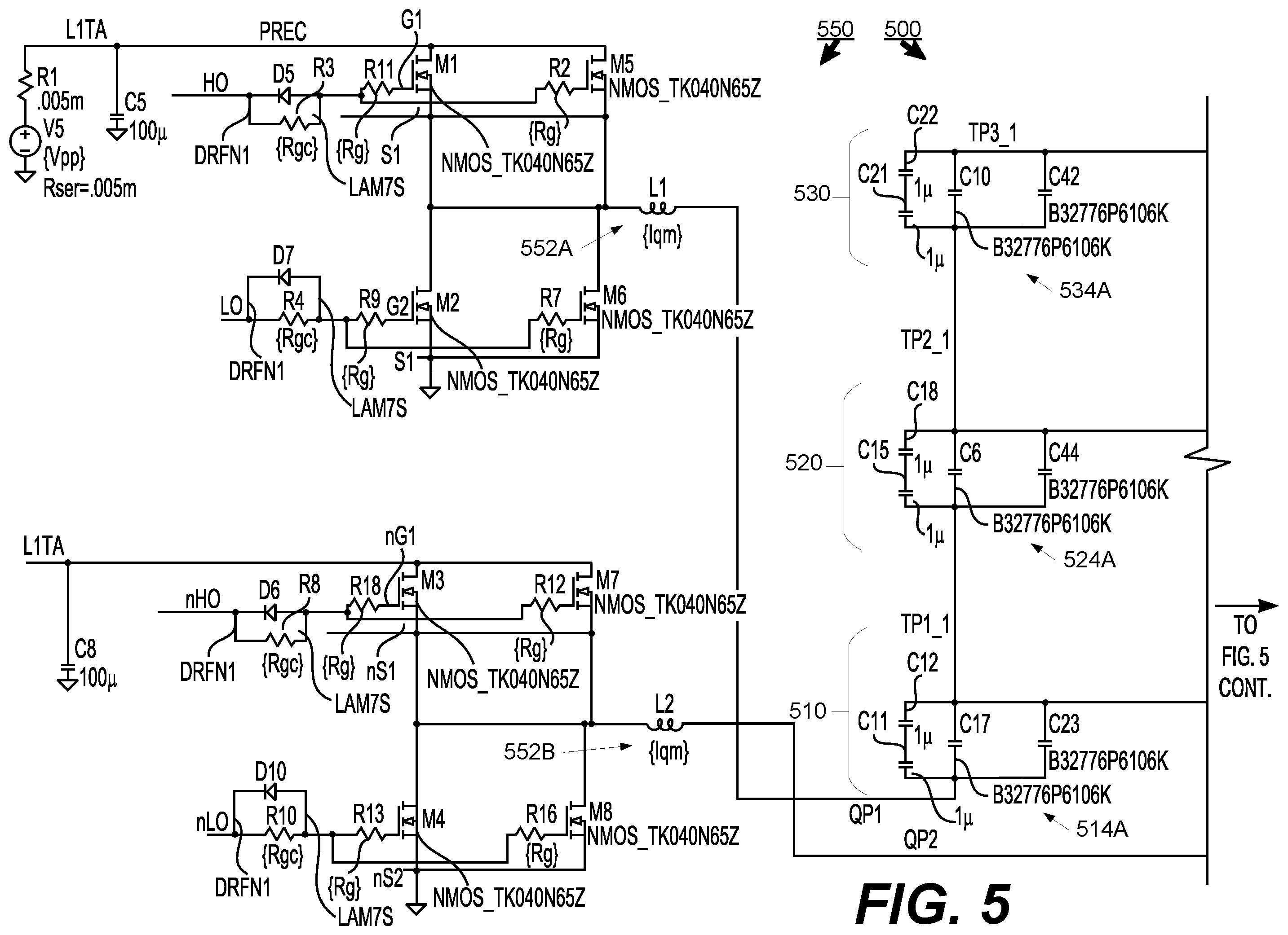 Patent US12184176 Figure 6 – High voltage multipliers
