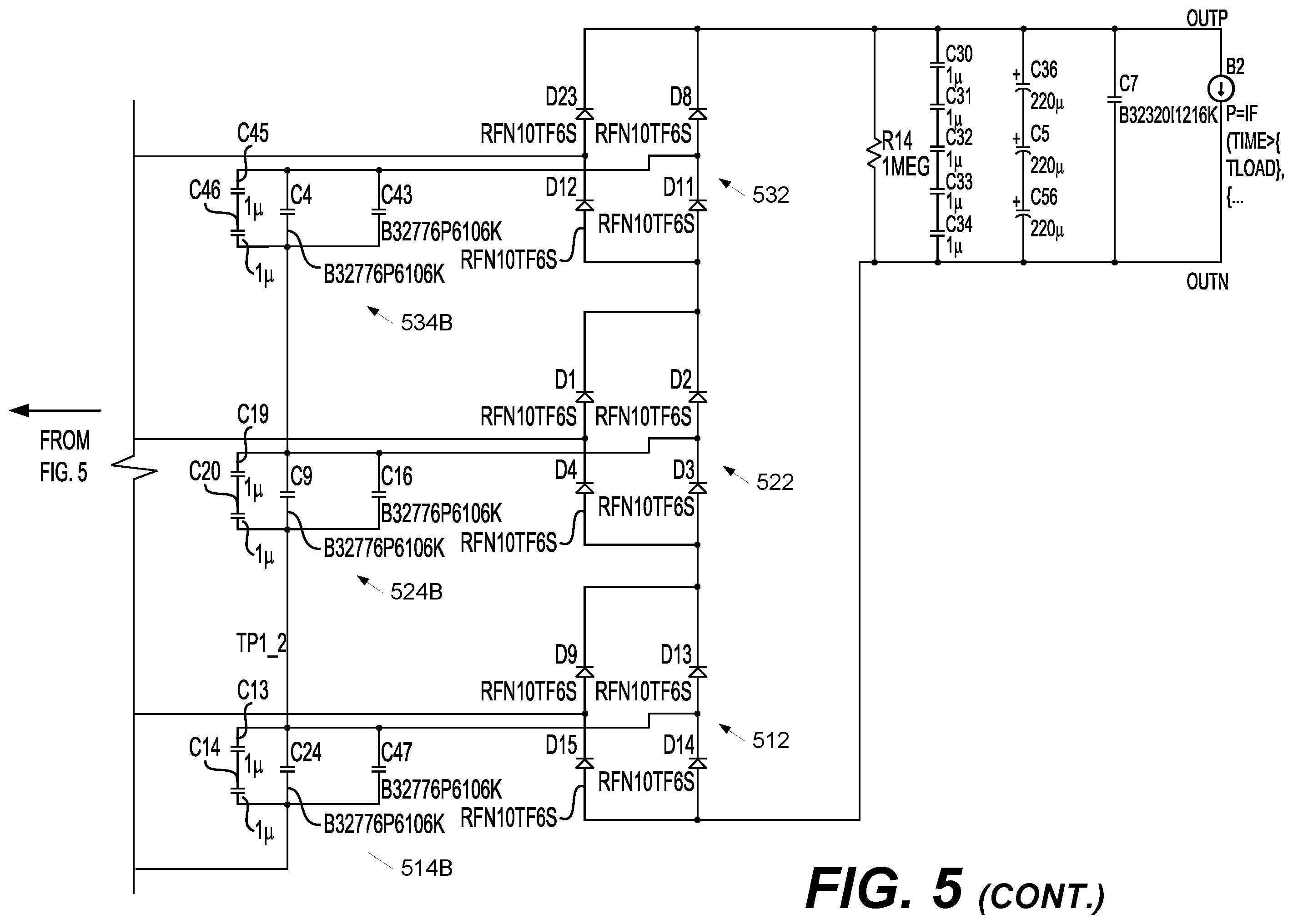 Patent US12184176 Figure 7 – High voltage multipliers