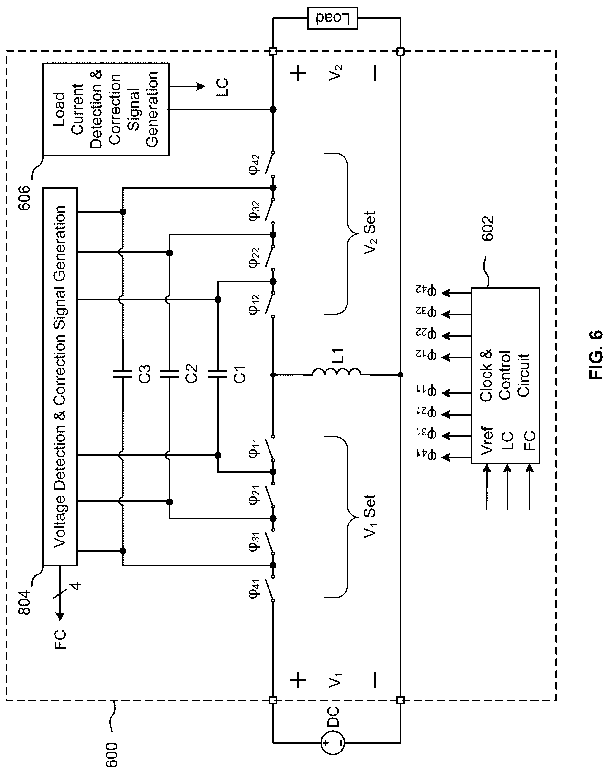 Patent US12184179 Figure 6 – Multi-level DC-DC converter