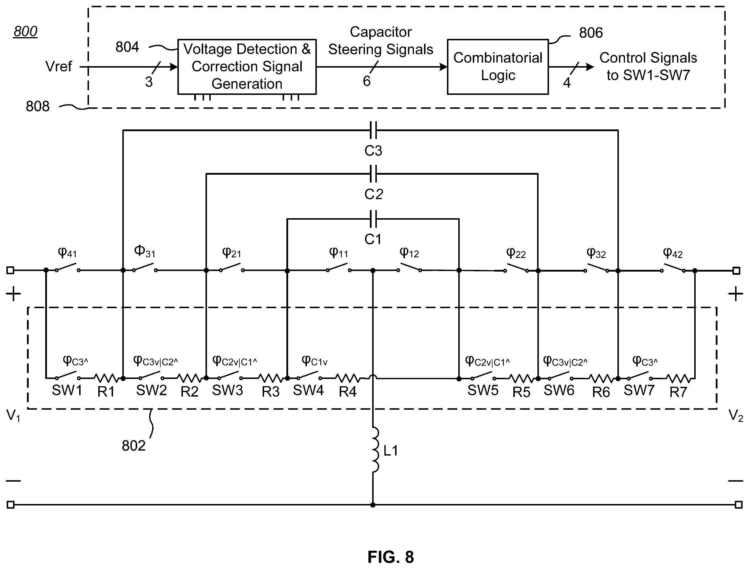 Patent US12184179 Figure 11 – Multi-level DC-DC converter
