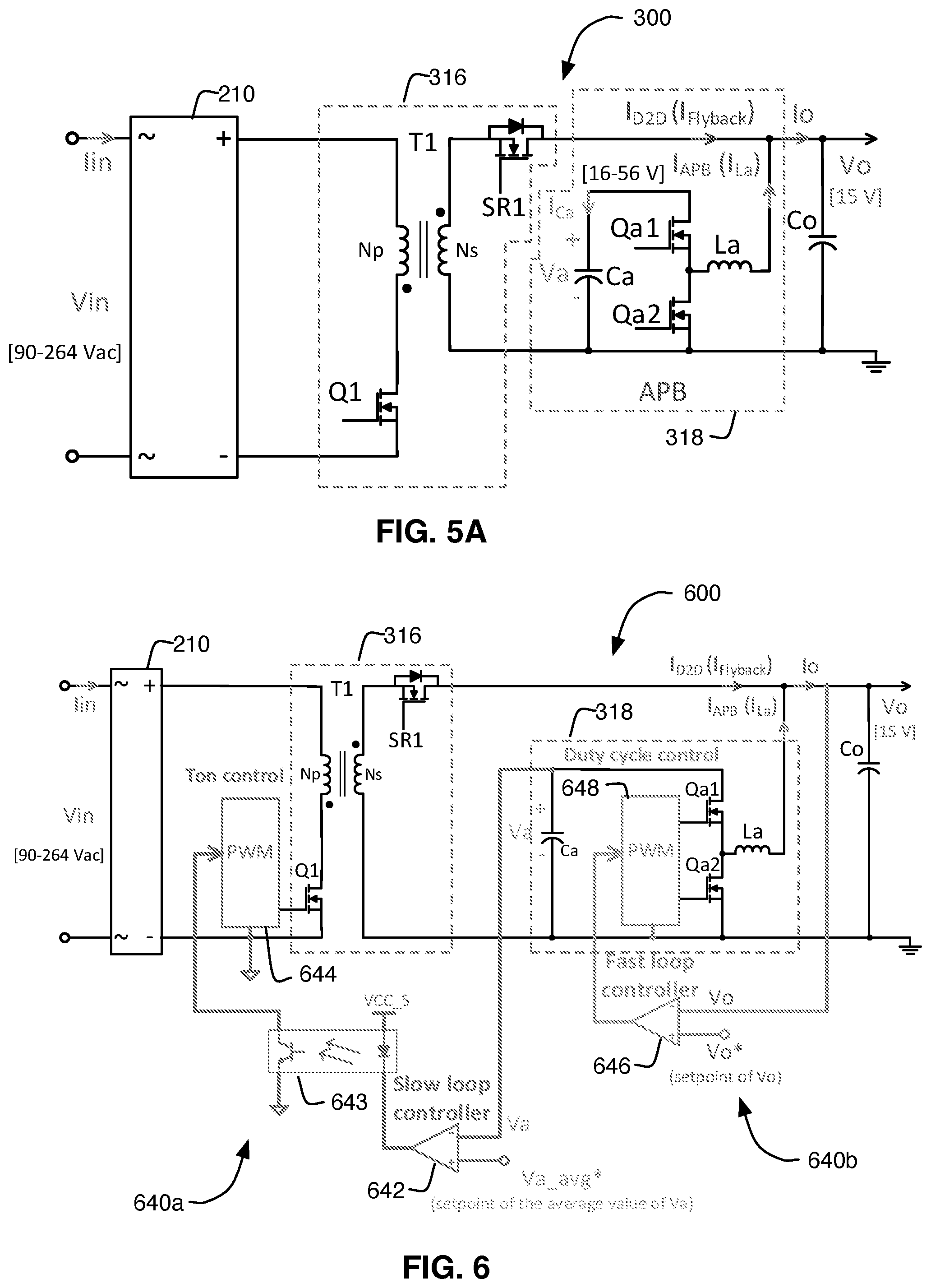 Patent US12184186 Figure 4 – Power supply with active power buffer