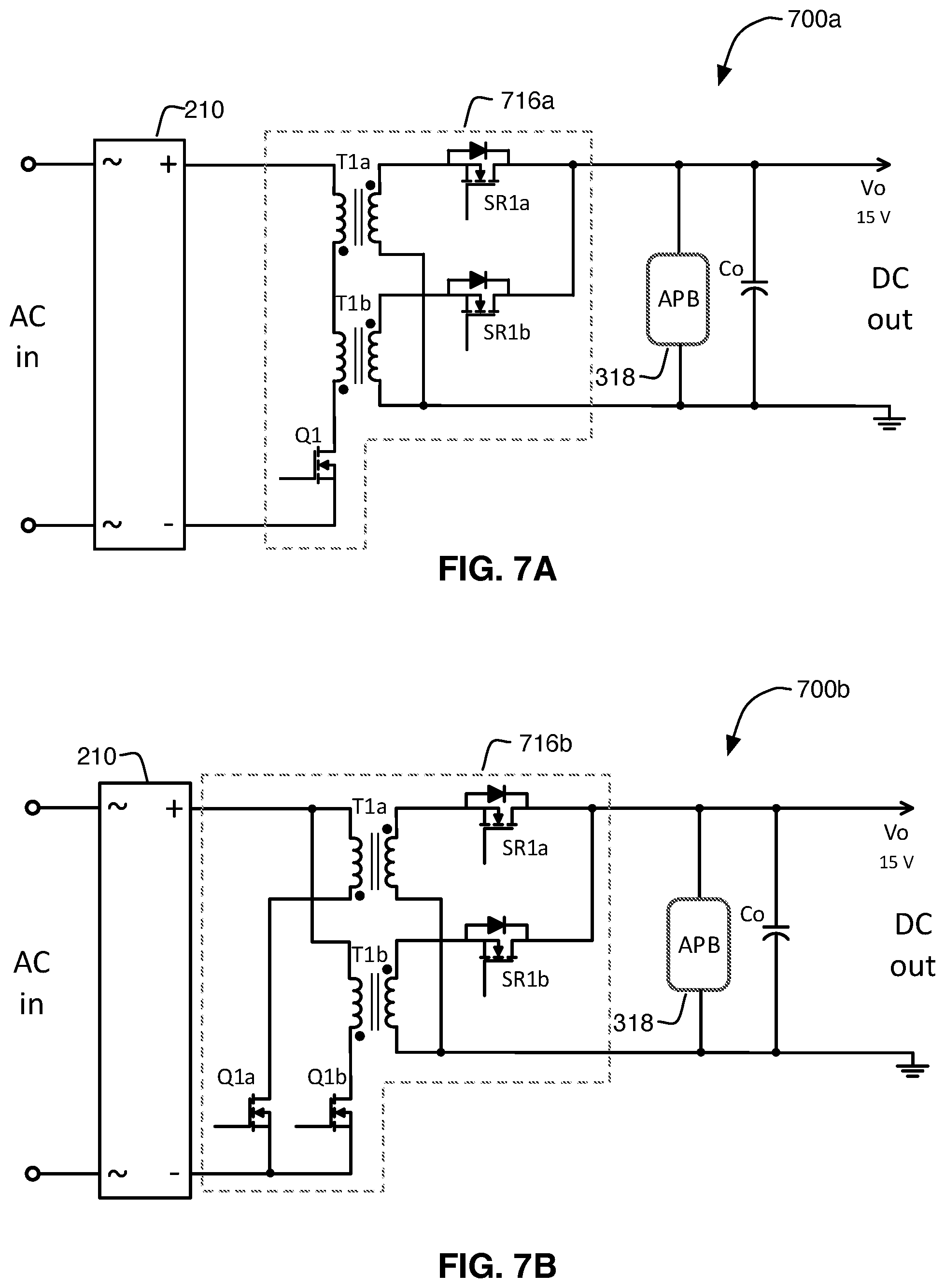 Patent US12184186 Figure 6 – Power supply with active power buffer