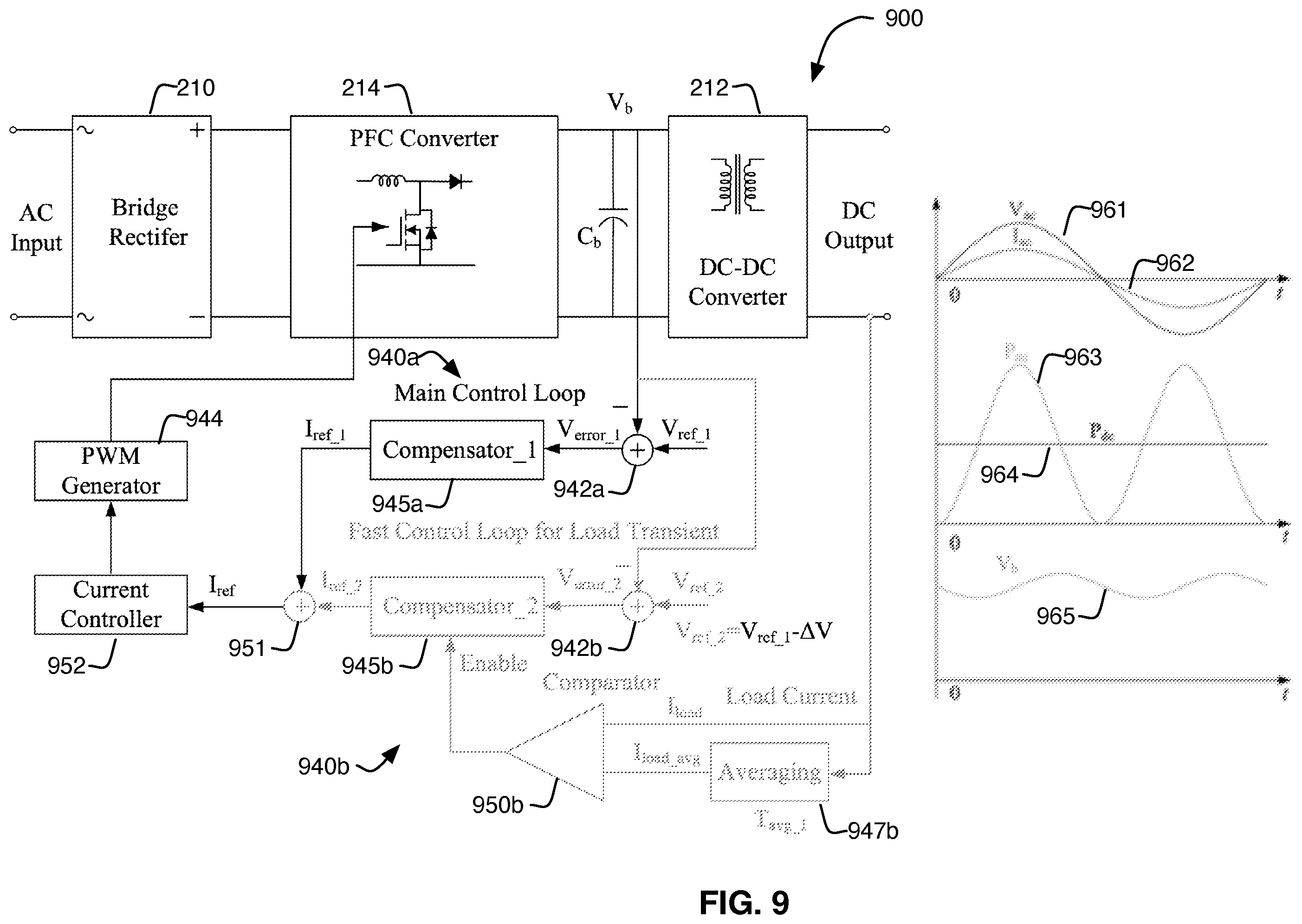 Patent US12184186 Figure 8 – Power supply with active power buffer