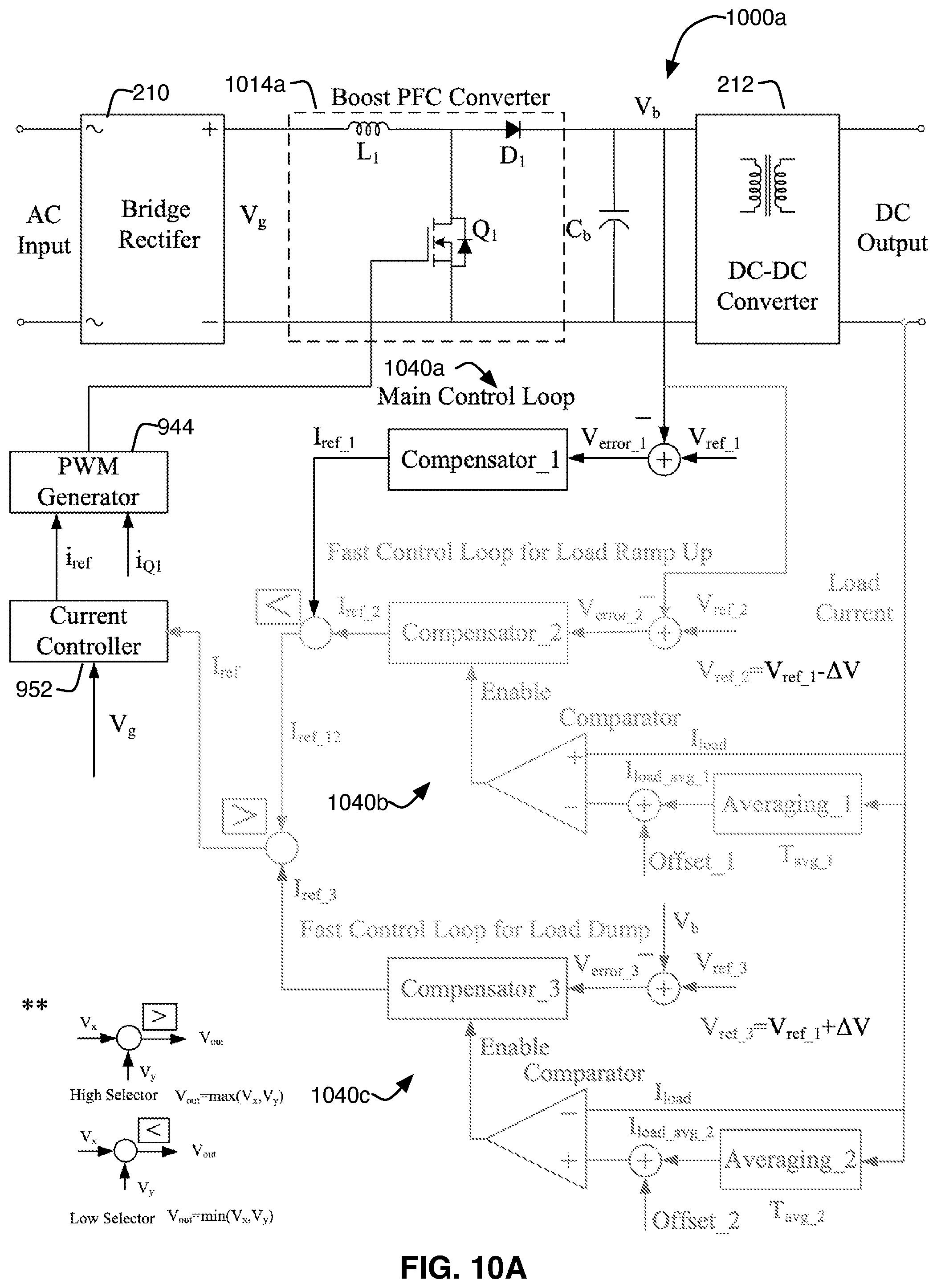 Patent US12184186 Figure 9 – Power supply with active power buffer