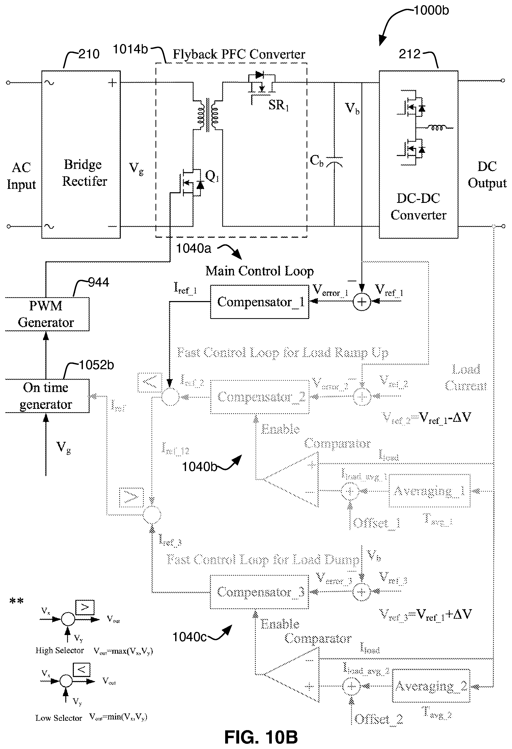 Patent US12184186 Figure 10 – Power supply with active power buffer