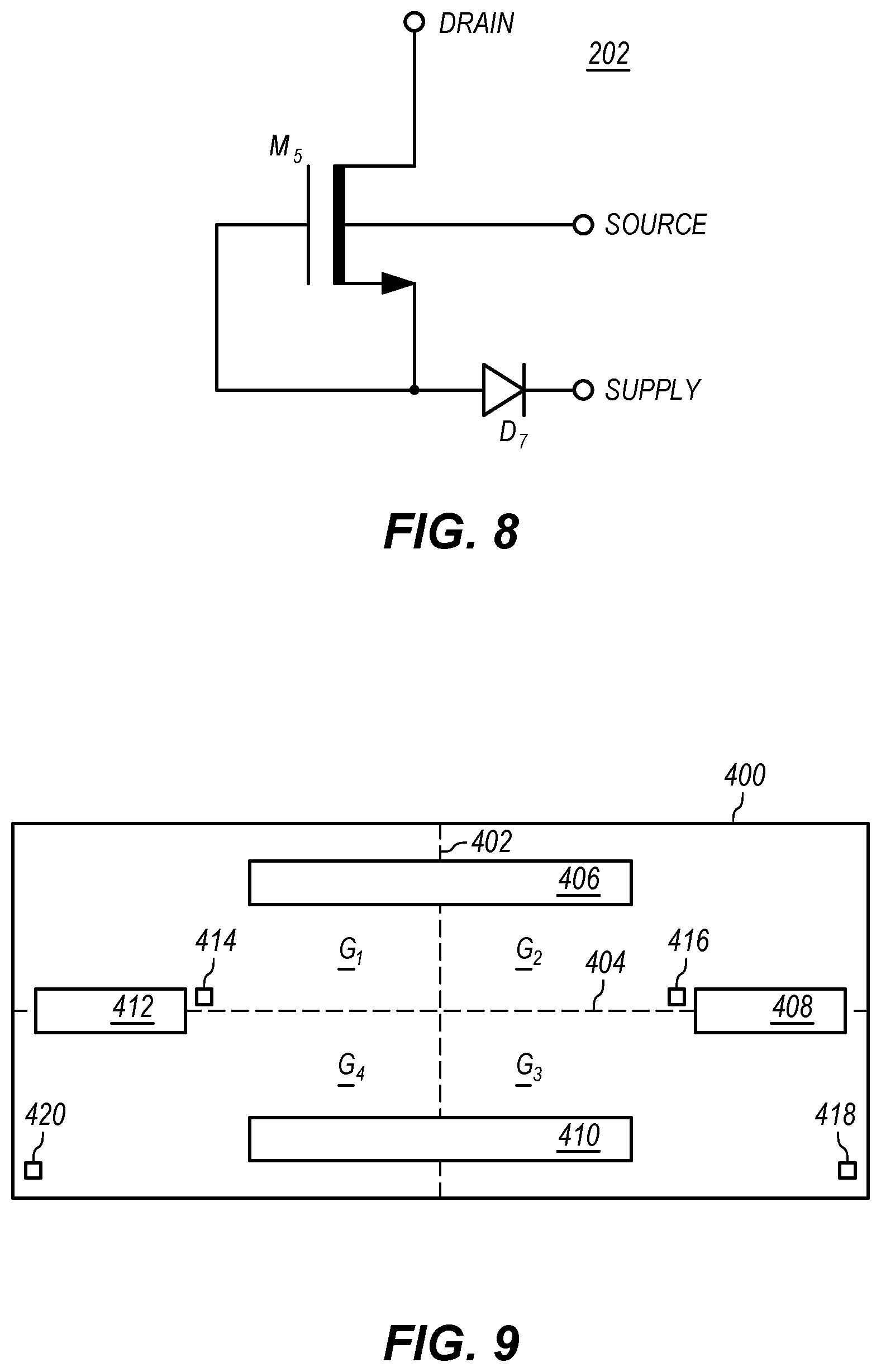 Patent US12184199 Figure 6 – Synchronous bridge rectifier using planar switching elements