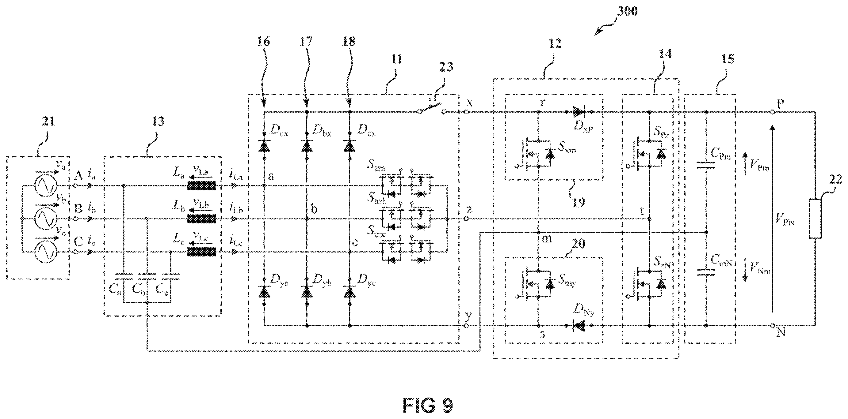 Patent US12184200 Figure 11 – Electrical power converter with pre-charge mode of operation