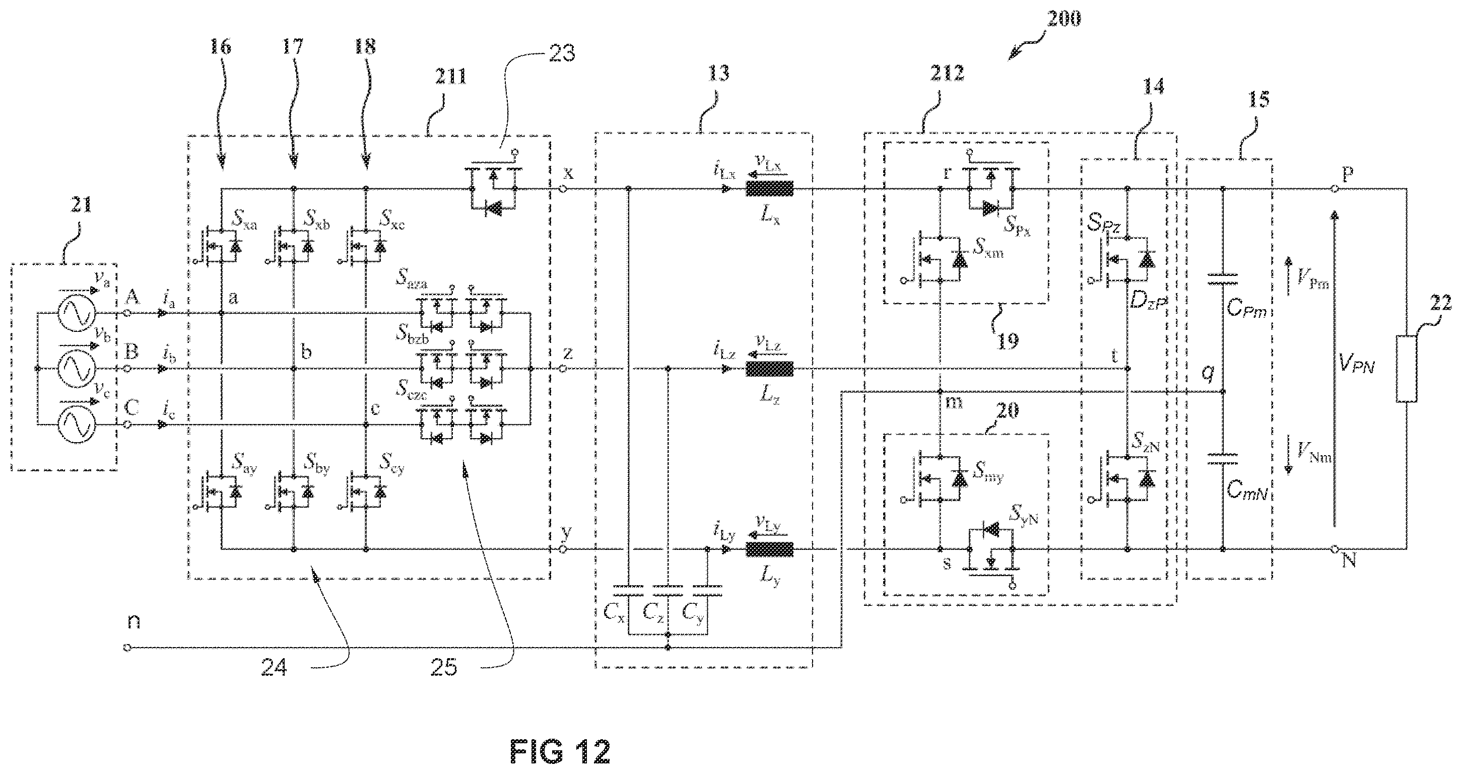Patent US12184200 Figure 15 – Electrical power converter with pre-charge mode of operation