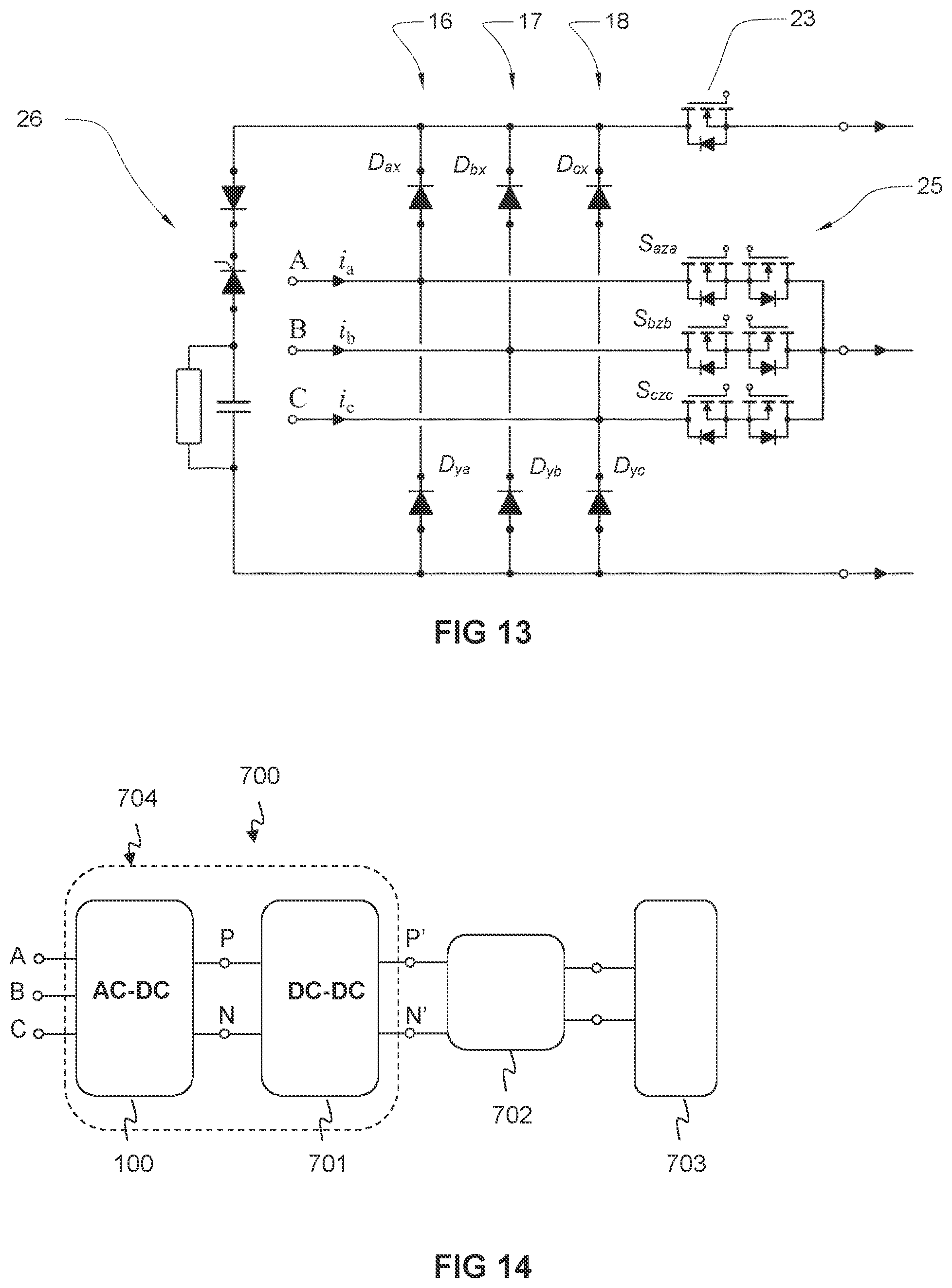 Patent US12184200 Figure 16 – Electrical power converter with pre-charge mode of operation