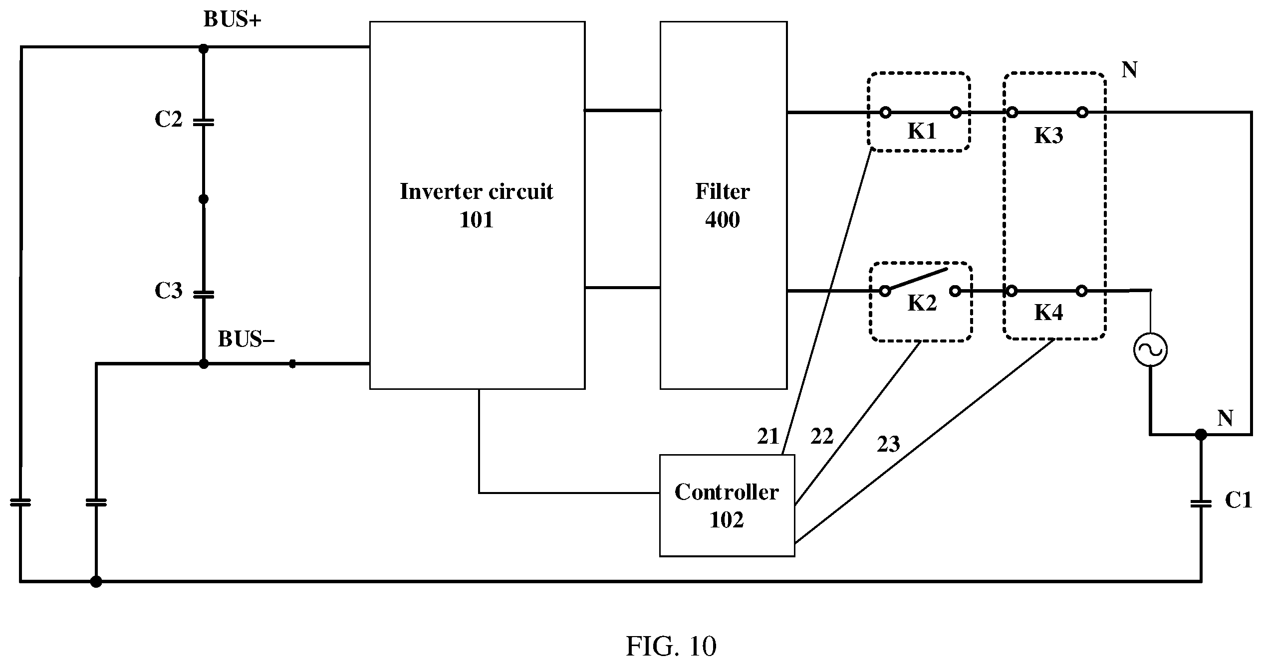 Patent US12184201 Figure 10 – Power converter, photovoltaic power generation system, method, and apparatus