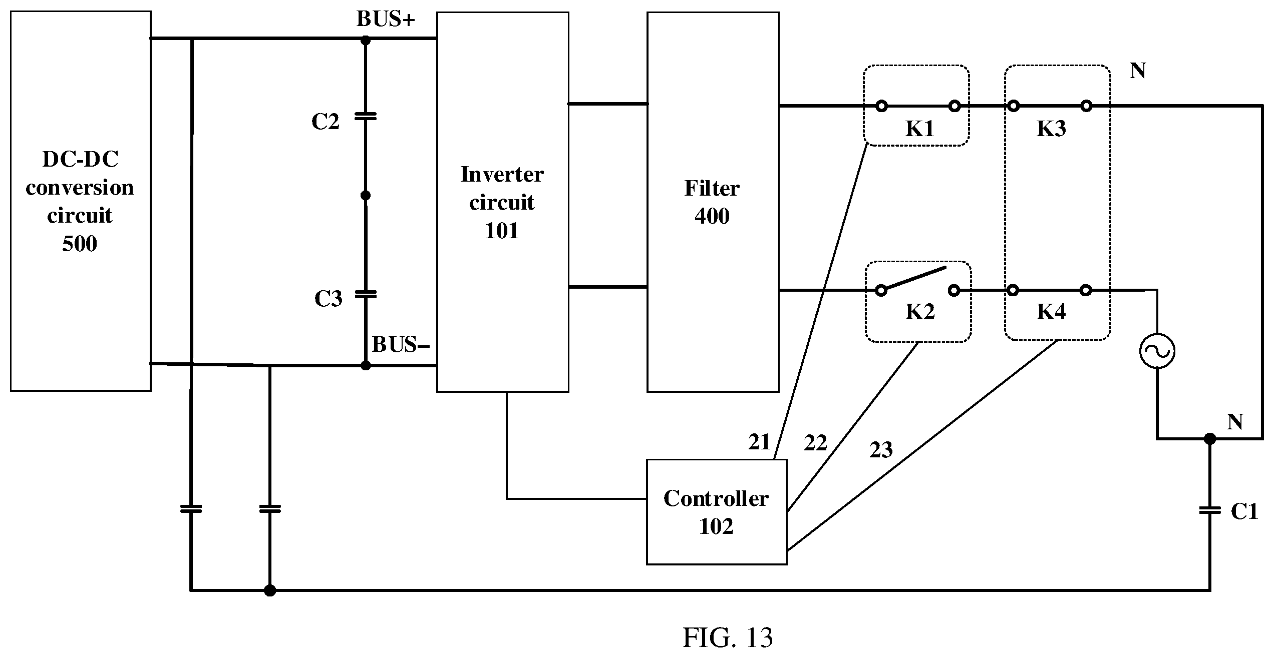 Patent US12184201 Figure 13 – Power converter, photovoltaic power generation system, method, and apparatus