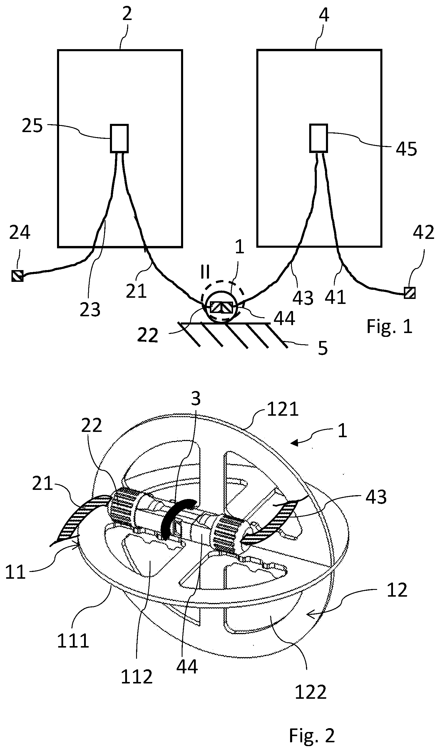 Patent US12184228 Figure 1 – Kit of parts for a solar module system, method for producing a solar module system, and use of a spacer