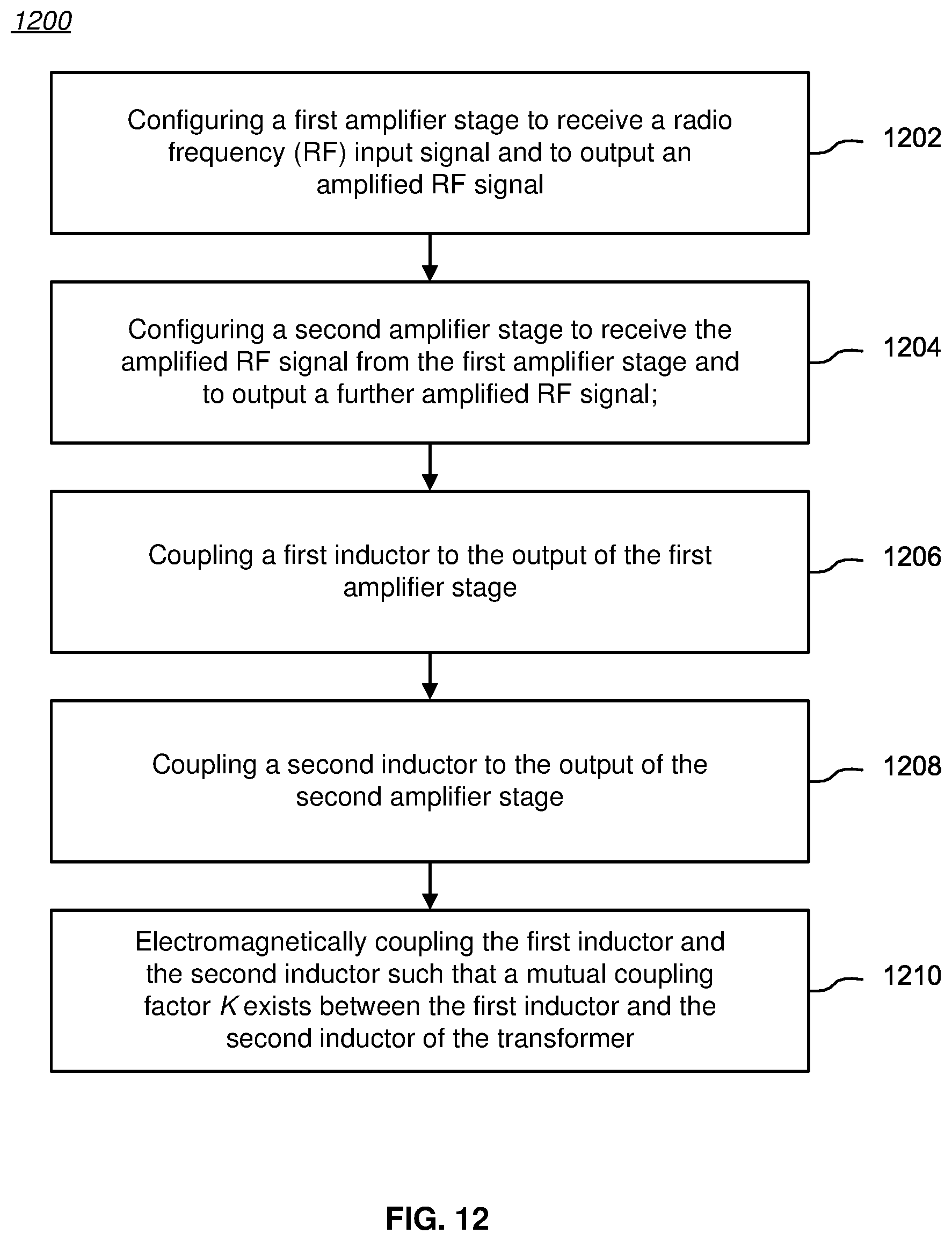 Patent US12184242 Figure 11 – Two-stage LNA with mutual coupling
