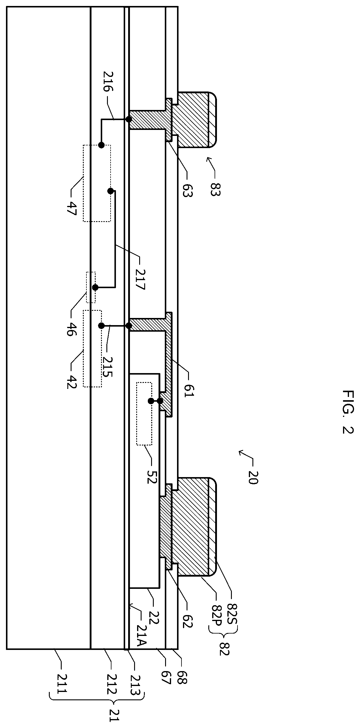 Patent US12184243 Figure 2 – Semiconductor device