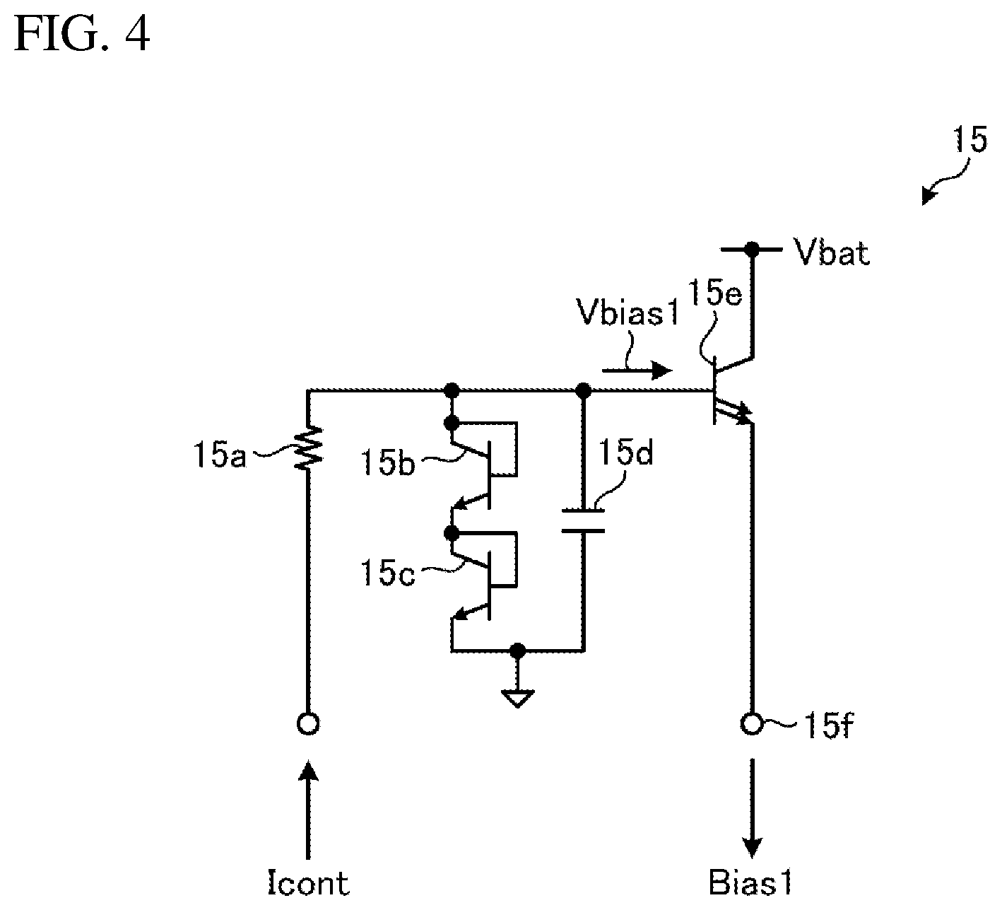 Patent US12184245 Figure 4 – Power amplifier circuit